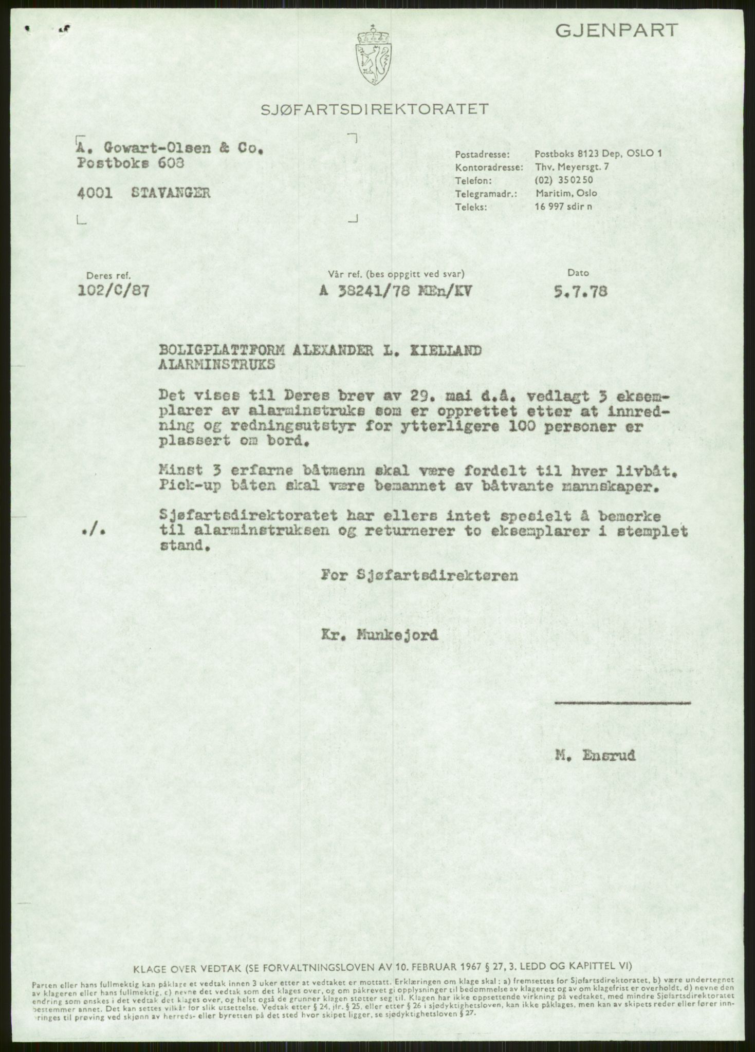 Justisdepartementet, Granskningskommisjonen ved Alexander Kielland-ulykken 27.3.1980, RA/S-1165/D/L0006: A Alexander L. Kielland (Doku.liste + A3-A6, A11-A13, A18-A20-A21, A23, A31 av 31)/Dykkerjournaler, 1980-1981, p. 50