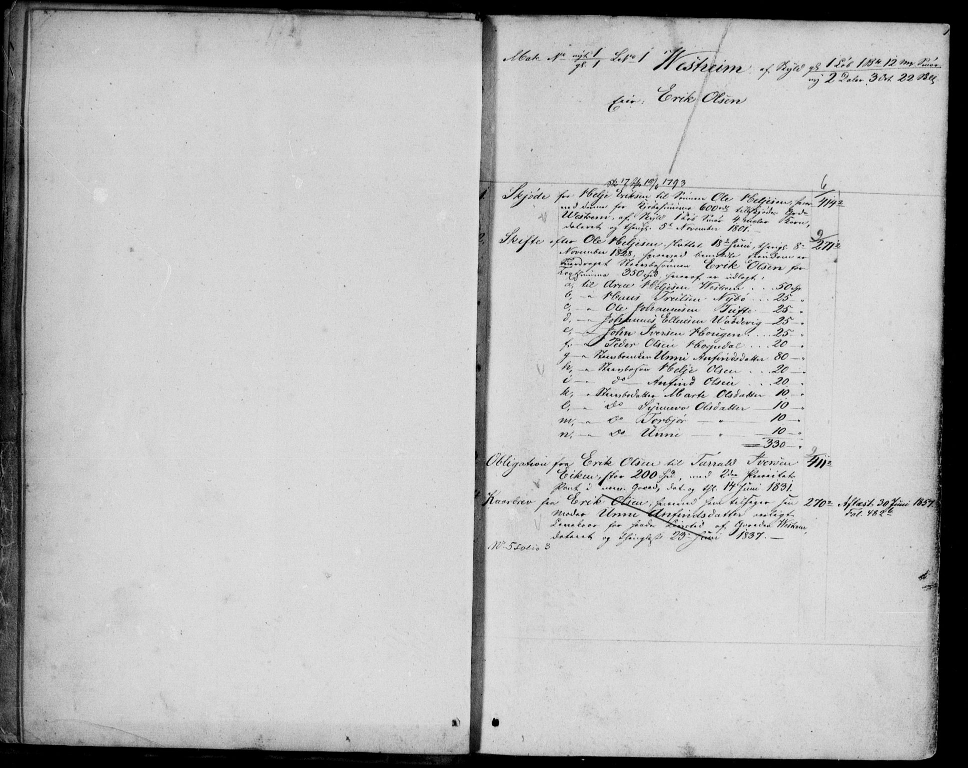 Ytre Sogn tingrett, SAB/A-2601/1/G/Gaa/L0006: Mortgage register no. II.A.a.6, 1800-1860, p. 0-1