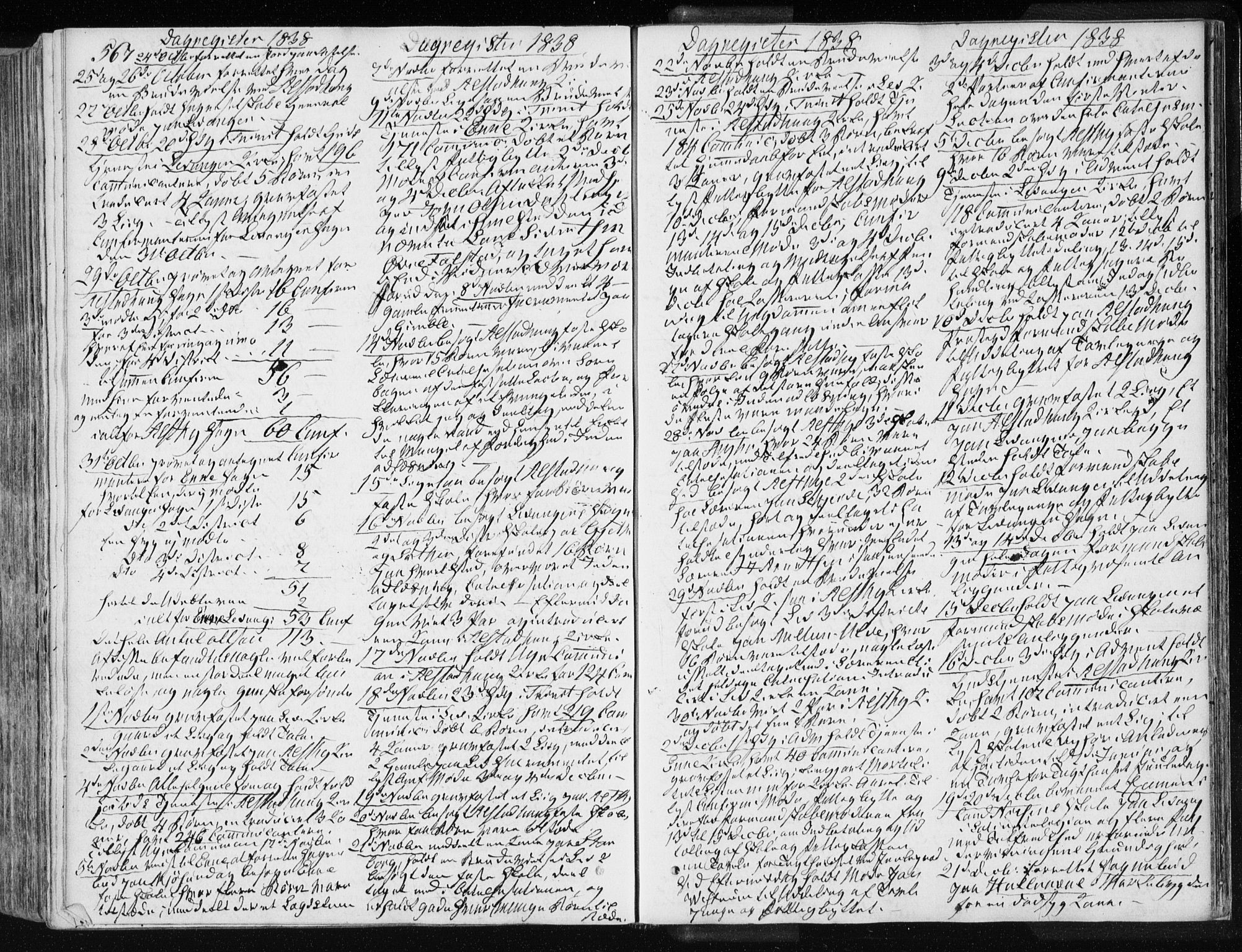 Ministerialprotokoller, klokkerbøker og fødselsregistre - Nord-Trøndelag, SAT/A-1458/717/L0154: Parish register (official) no. 717A06 /1, 1836-1849, p. 567