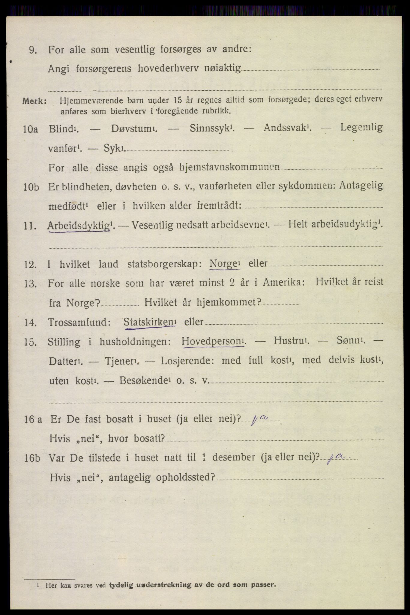 SAH, 1920 census for Brandbu, 1920, p. 3076