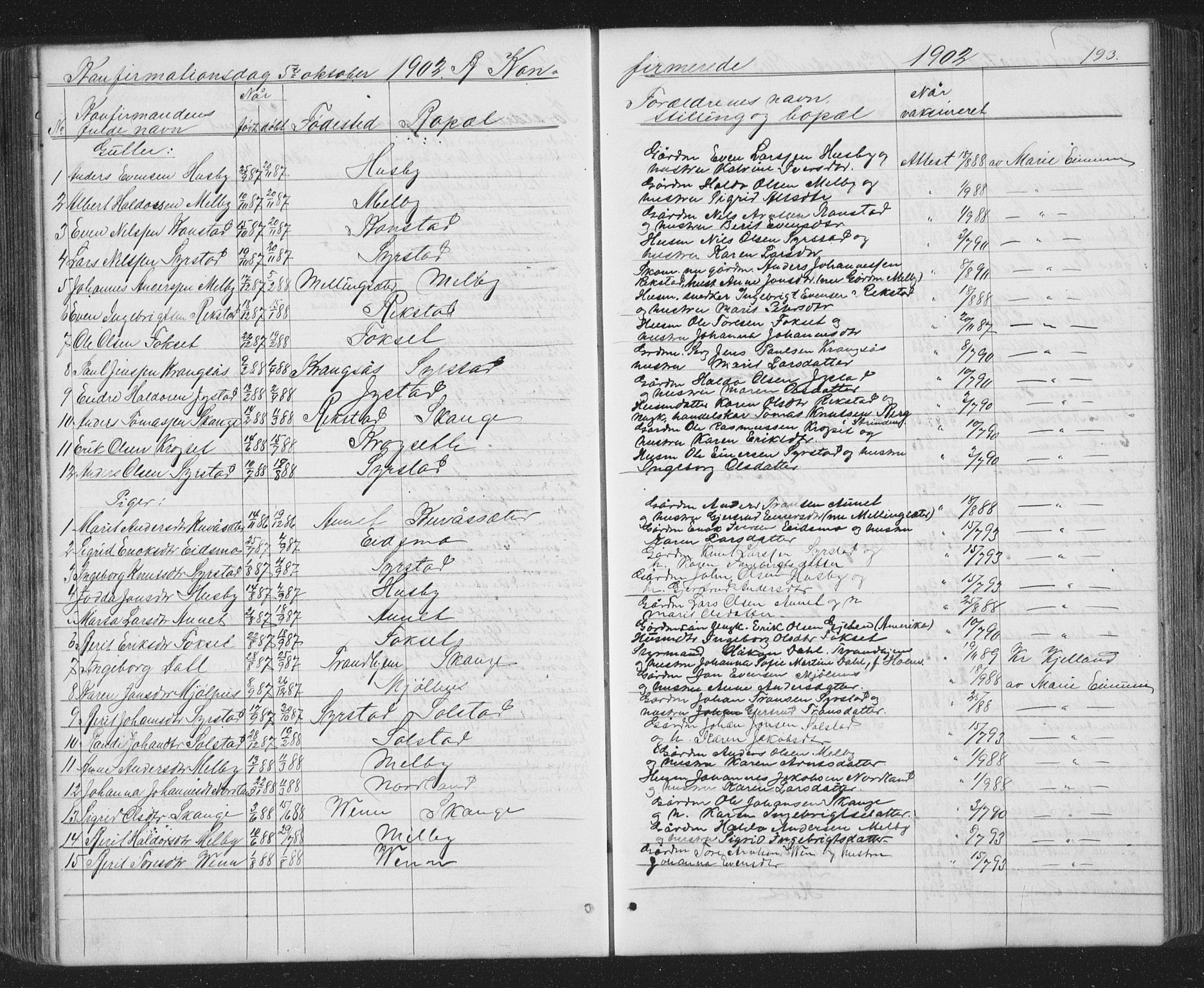 Ministerialprotokoller, klokkerbøker og fødselsregistre - Sør-Trøndelag, SAT/A-1456/667/L0798: Parish register (copy) no. 667C03, 1867-1929, p. 193