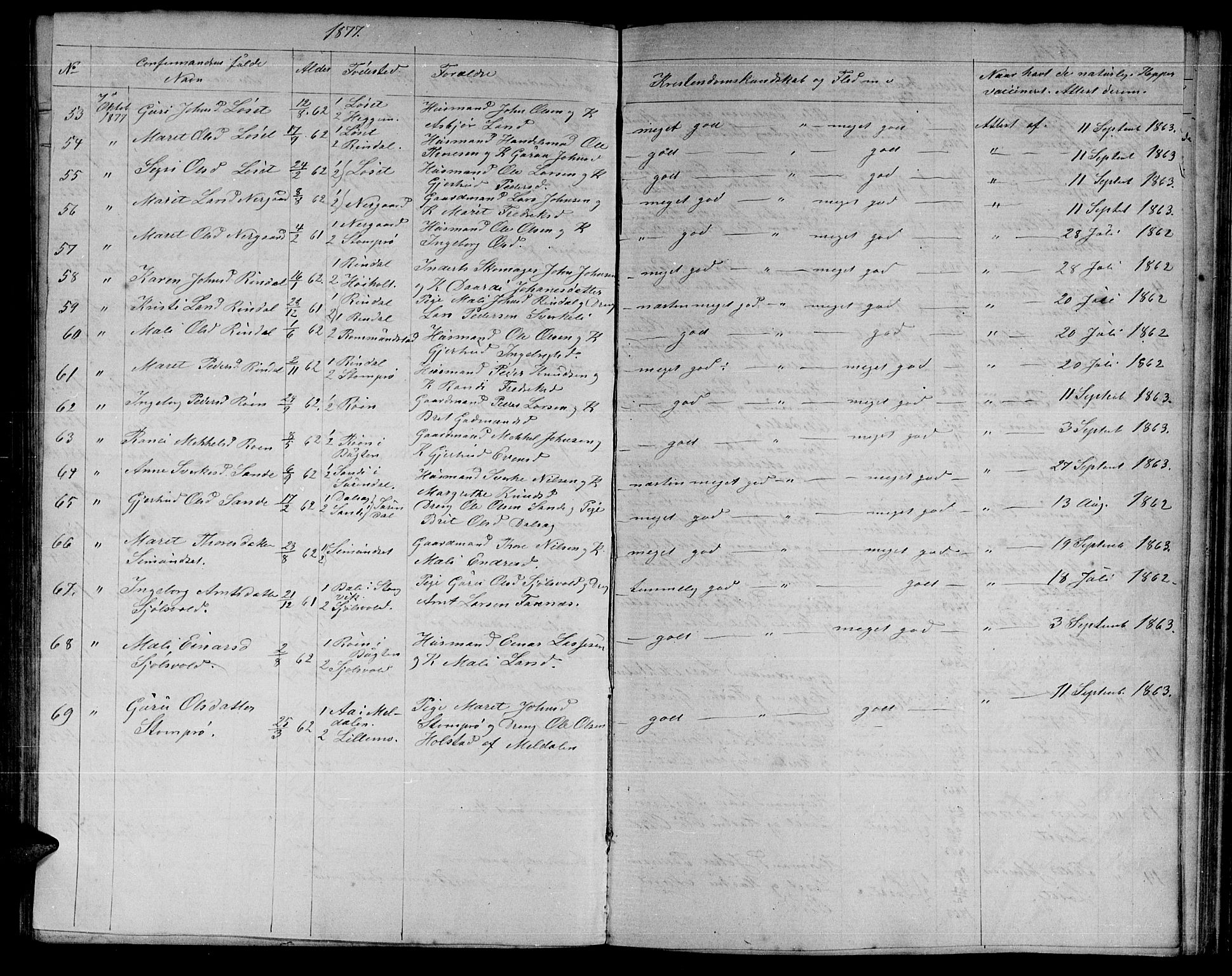 Ministerialprotokoller, klokkerbøker og fødselsregistre - Møre og Romsdal, AV/SAT-A-1454/598/L1076: Parish register (copy) no. 598C01, 1867-1878