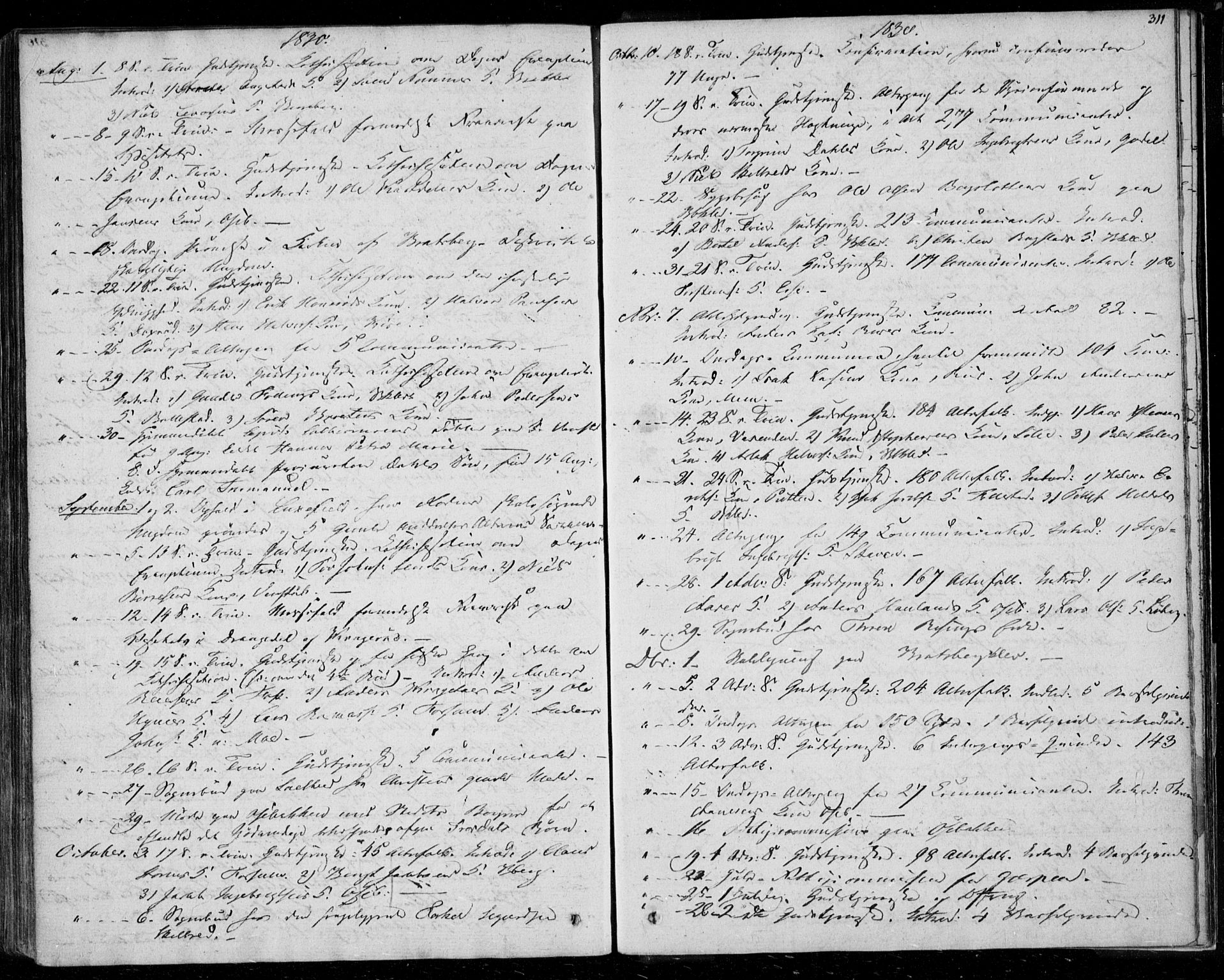 Gjerpen kirkebøker, SAKO/A-265/F/Fa/L0006: Parish register (official) no. I 6, 1829-1834, p. 311