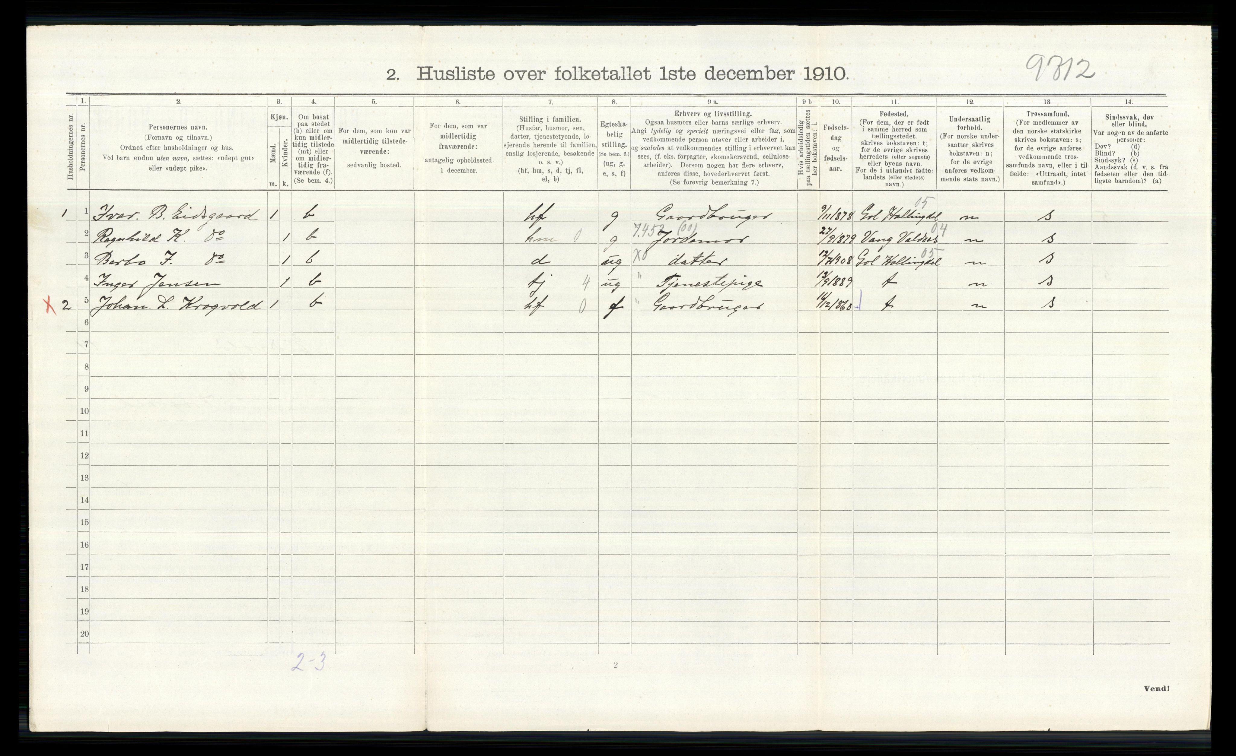 RA, 1910 census for Eidsvoll, 1910, p. 3067