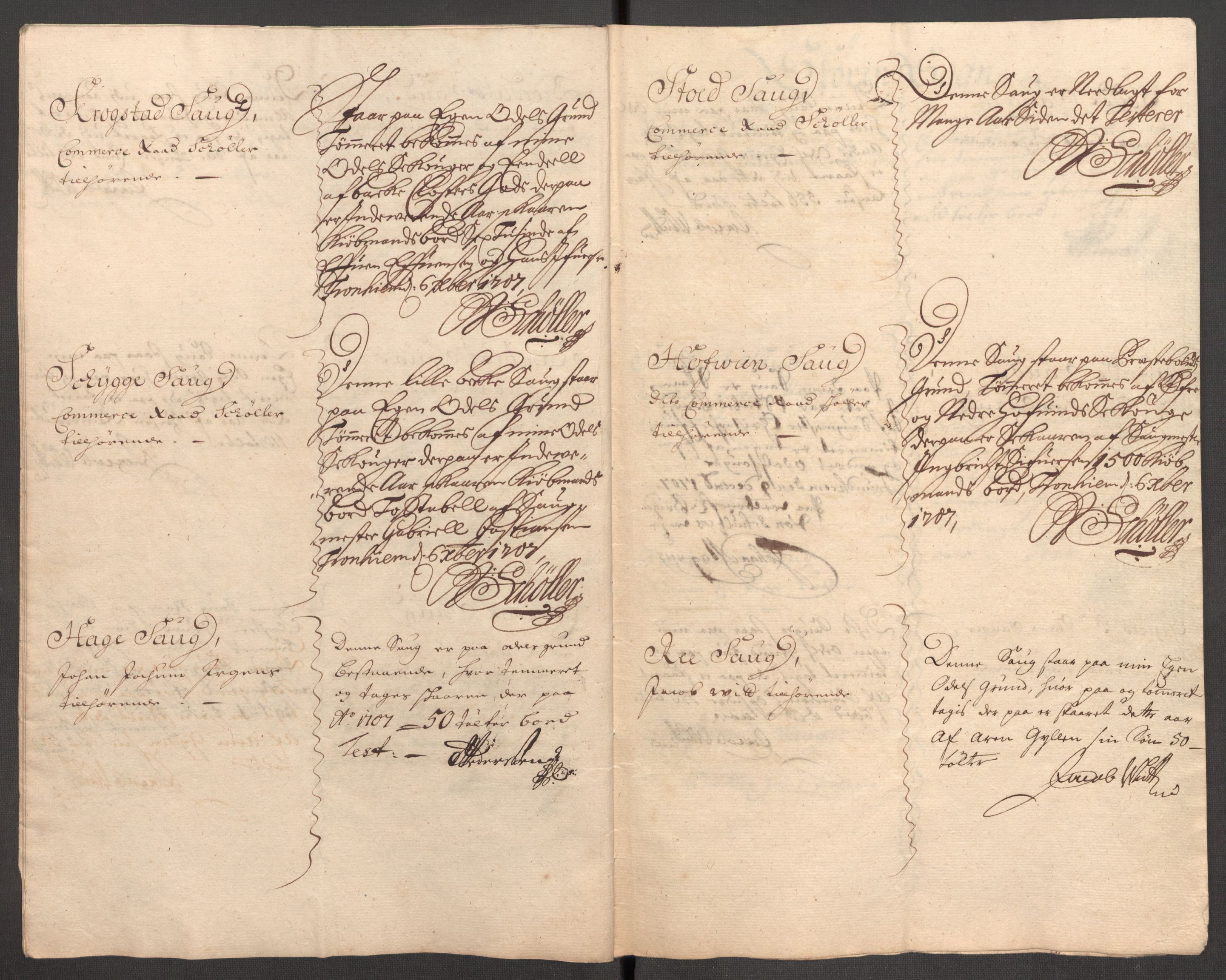 Rentekammeret inntil 1814, Reviderte regnskaper, Fogderegnskap, RA/EA-4092/R60/L3957: Fogderegnskap Orkdal og Gauldal, 1707, p. 216