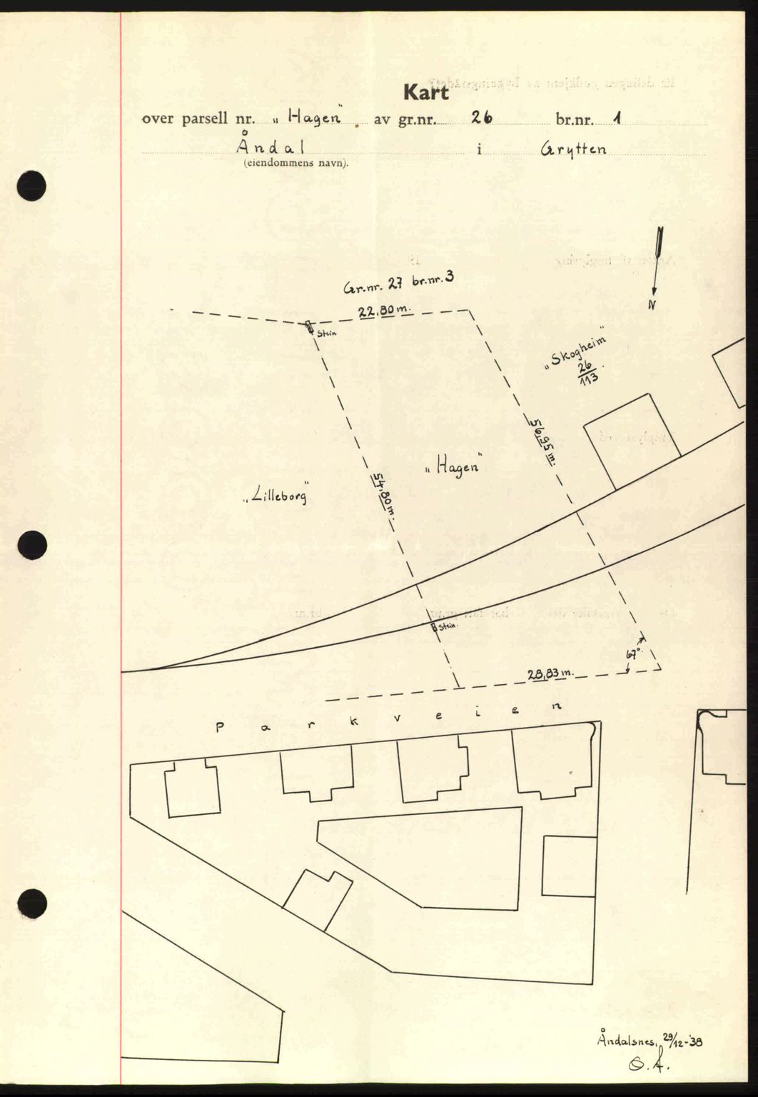 Romsdal sorenskriveri, AV/SAT-A-4149/1/2/2C: Mortgage book no. A6, 1938-1939, Diary no: : 41/1939