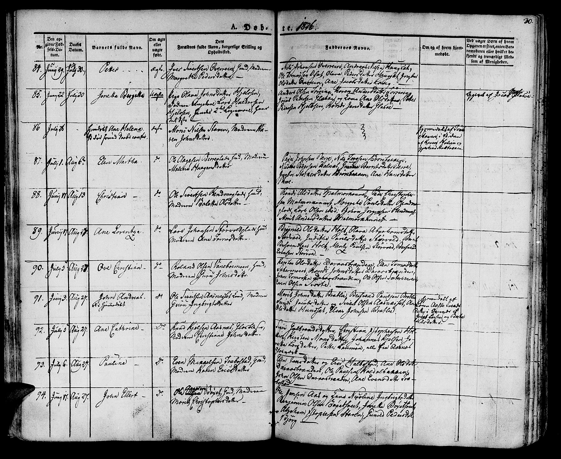 Ministerialprotokoller, klokkerbøker og fødselsregistre - Nord-Trøndelag, AV/SAT-A-1458/741/L0390: Parish register (official) no. 741A04, 1822-1836, p. 30