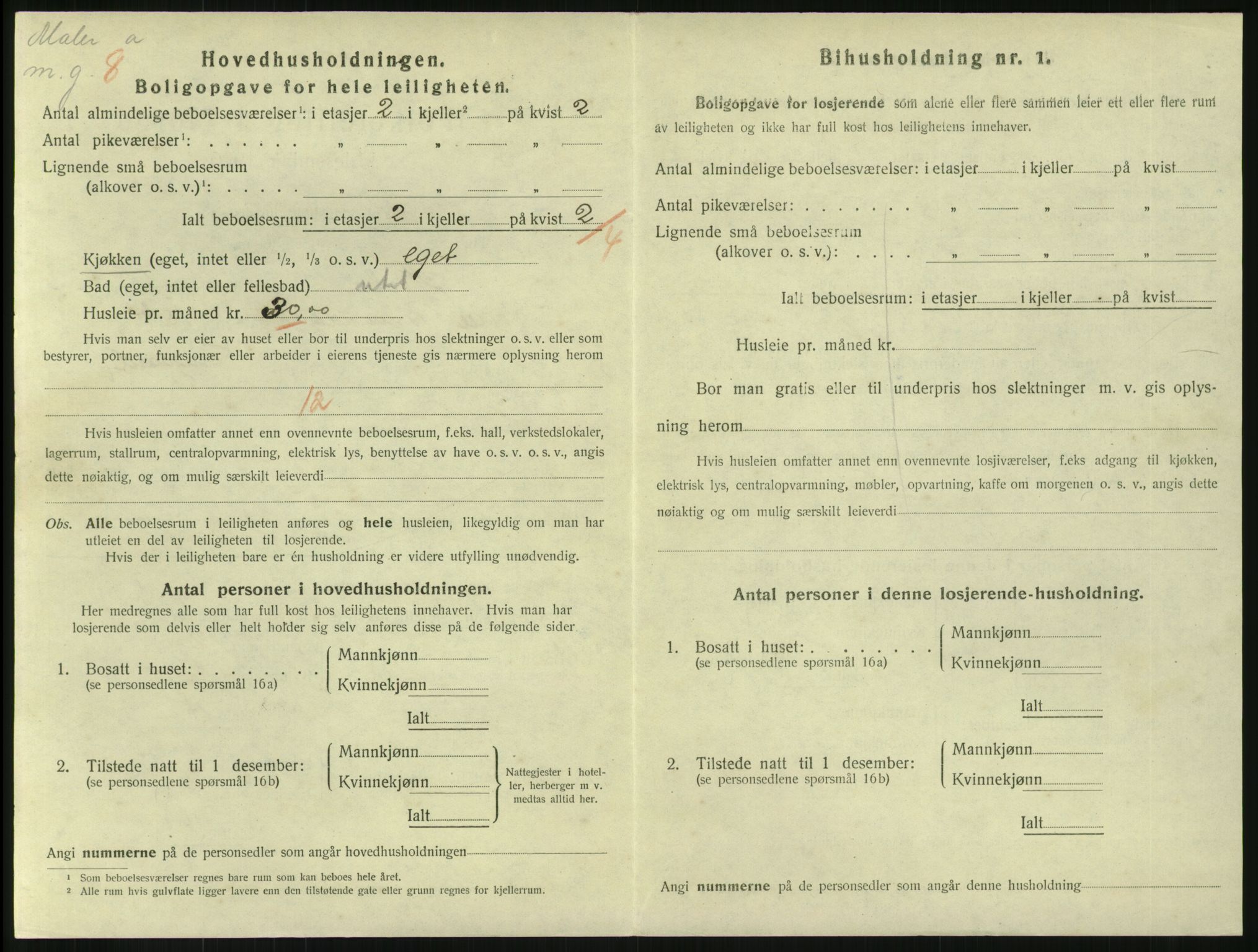 SAKO, 1920 census for Horten, 1920, p. 3386