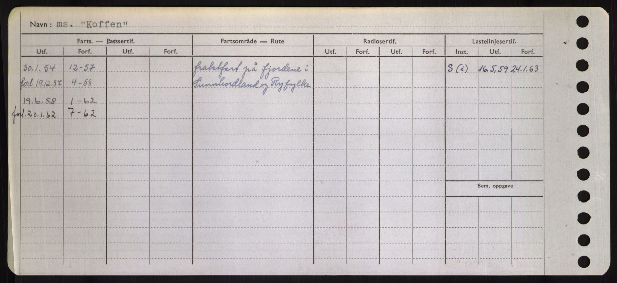 Sjøfartsdirektoratet med forløpere, Skipsmålingen, AV/RA-S-1627/H/Hd/L0020: Fartøy, K-Kon, p. 416