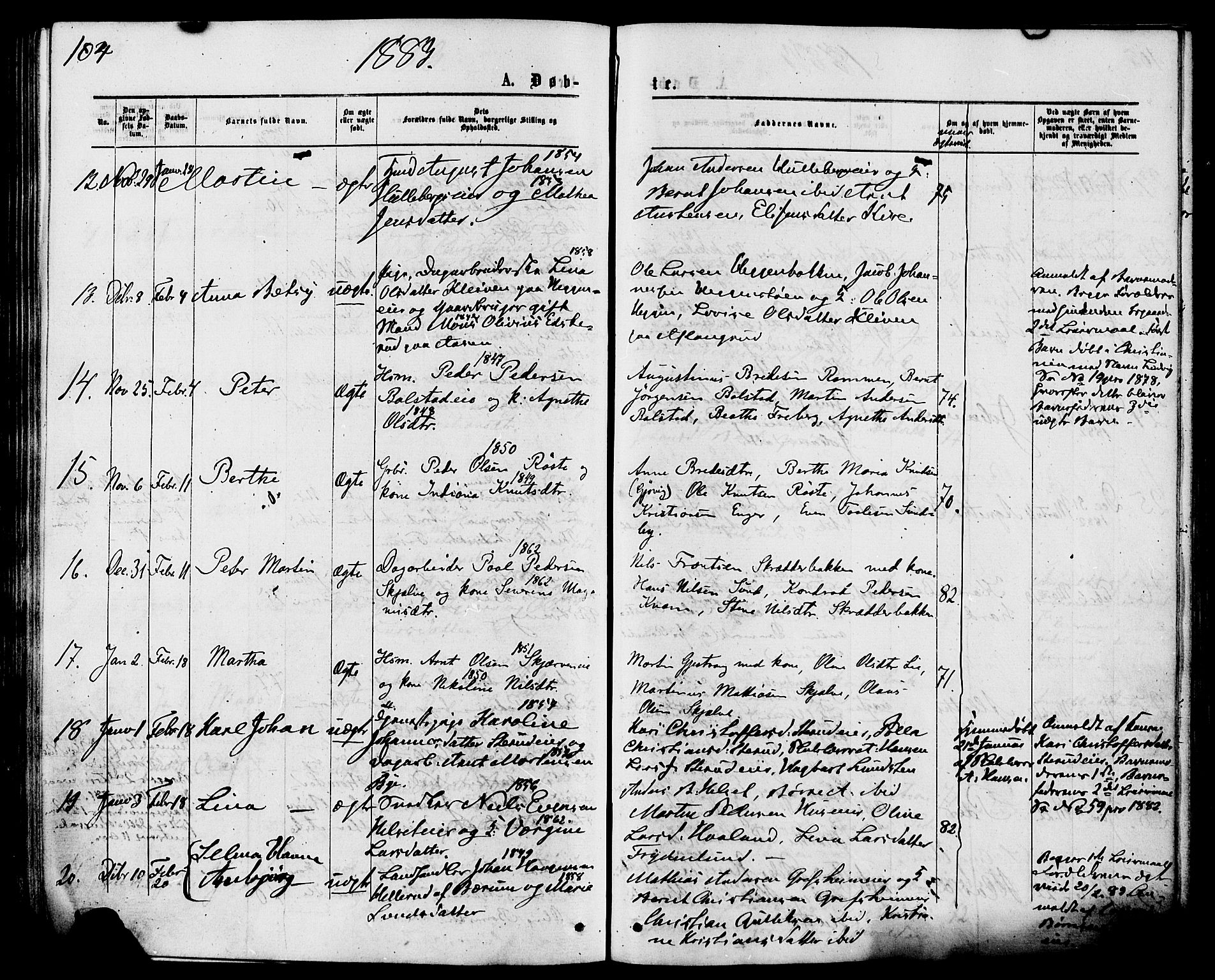 Nes prestekontor, Hedmark, AV/SAH-PREST-020/K/Ka/L0005: Parish register (official) no. 5, 1872-1886, p. 104