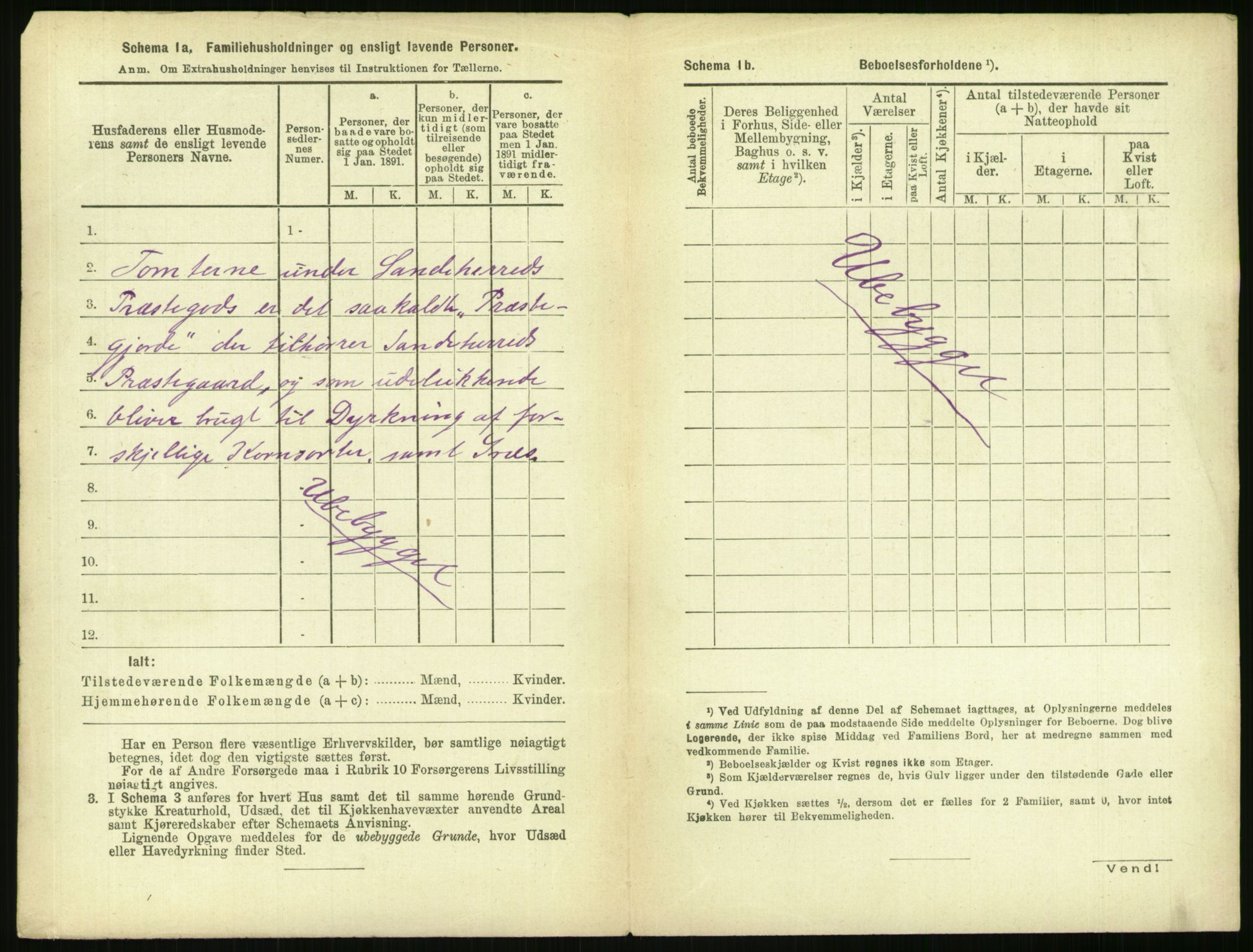 RA, 1891 census for 0706 Sandefjord, 1891, p. 1050