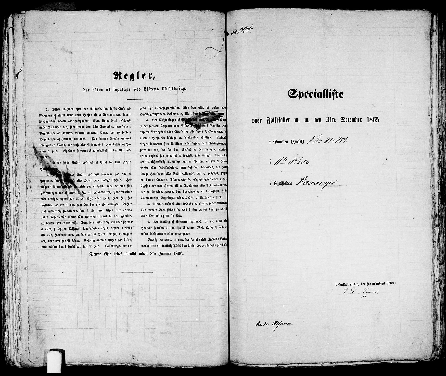 RA, 1865 census for Stavanger, 1865, p. 2902