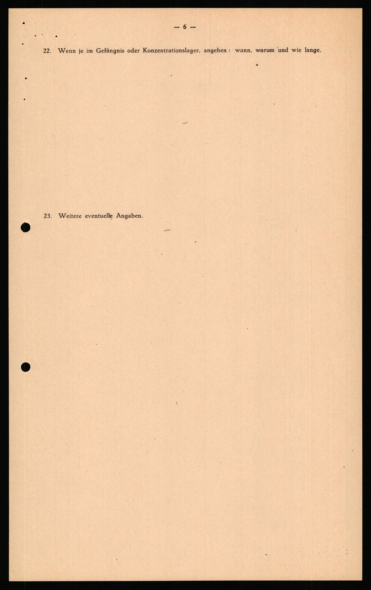 Forsvaret, Forsvarets overkommando II, RA/RAFA-3915/D/Db/L0035: CI Questionaires. Tyske okkupasjonsstyrker i Norge. Tyskere., 1945-1946, p. 339