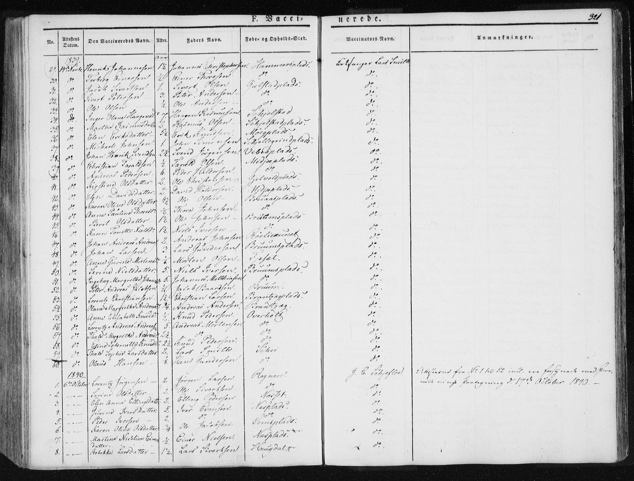 Ministerialprotokoller, klokkerbøker og fødselsregistre - Nord-Trøndelag, SAT/A-1458/735/L0339: Parish register (official) no. 735A06 /1, 1836-1848, p. 321