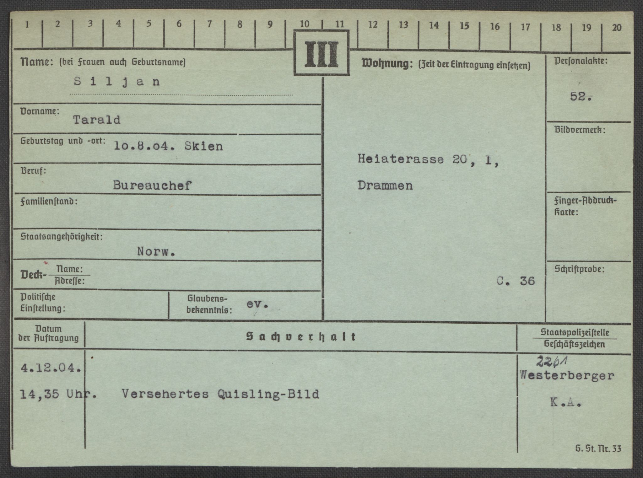 Befehlshaber der Sicherheitspolizei und des SD, AV/RA-RAFA-5969/E/Ea/Eaa/L0009: Register over norske fanger i Møllergata 19: Ru-Sy, 1940-1945, p. 644