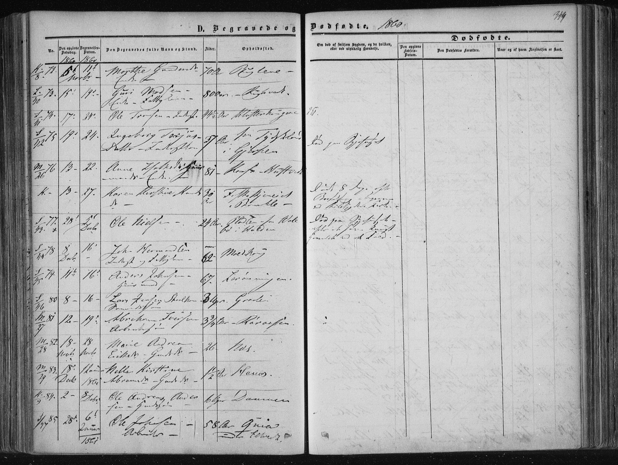 Solum kirkebøker, SAKO/A-306/F/Fa/L0007: Parish register (official) no. I 7, 1856-1864, p. 344