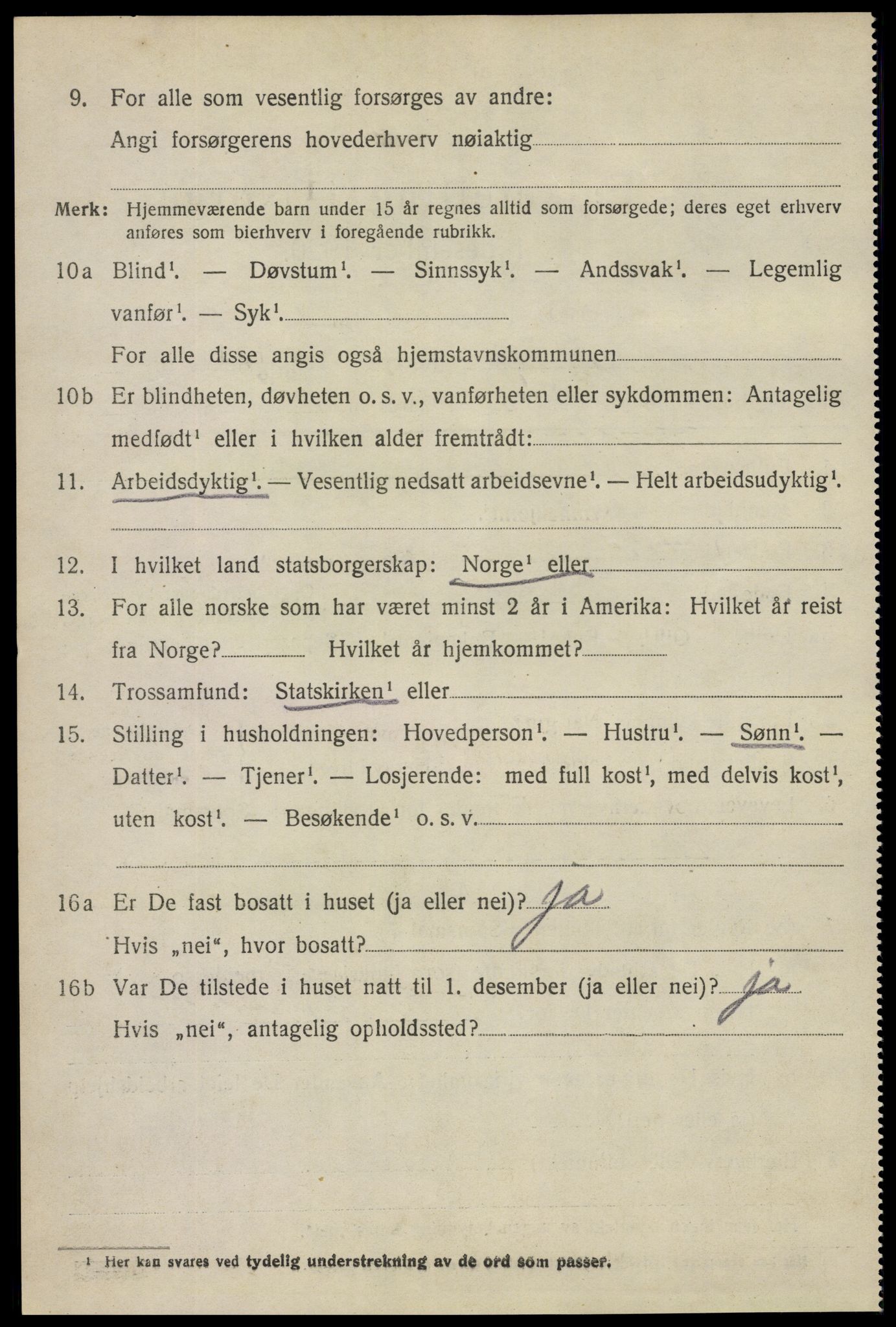 SAO, 1920 census for Mysen, 1920, p. 1866