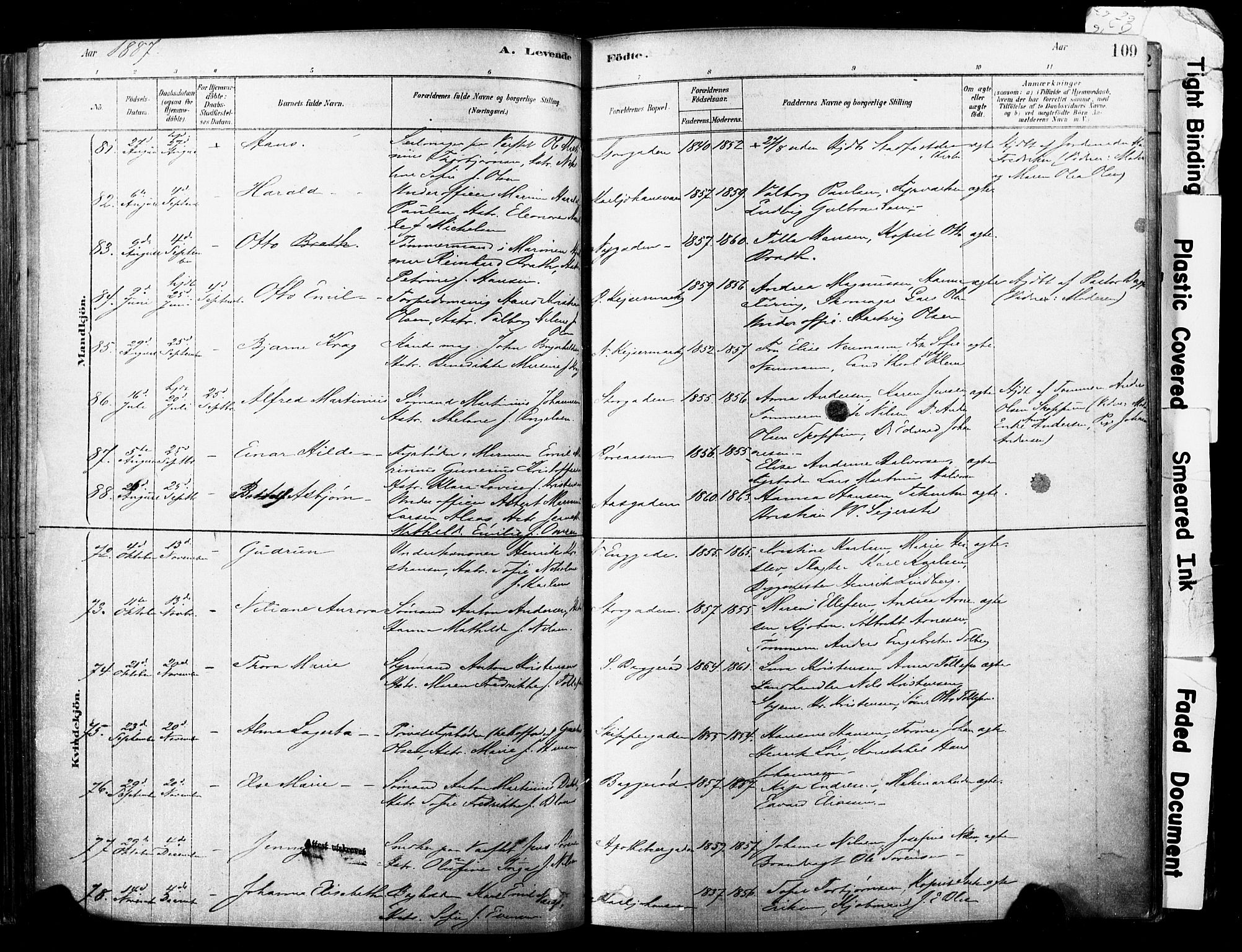 Horten kirkebøker, AV/SAKO-A-348/F/Fa/L0003: Parish register (official) no. 3, 1878-1887, p. 109