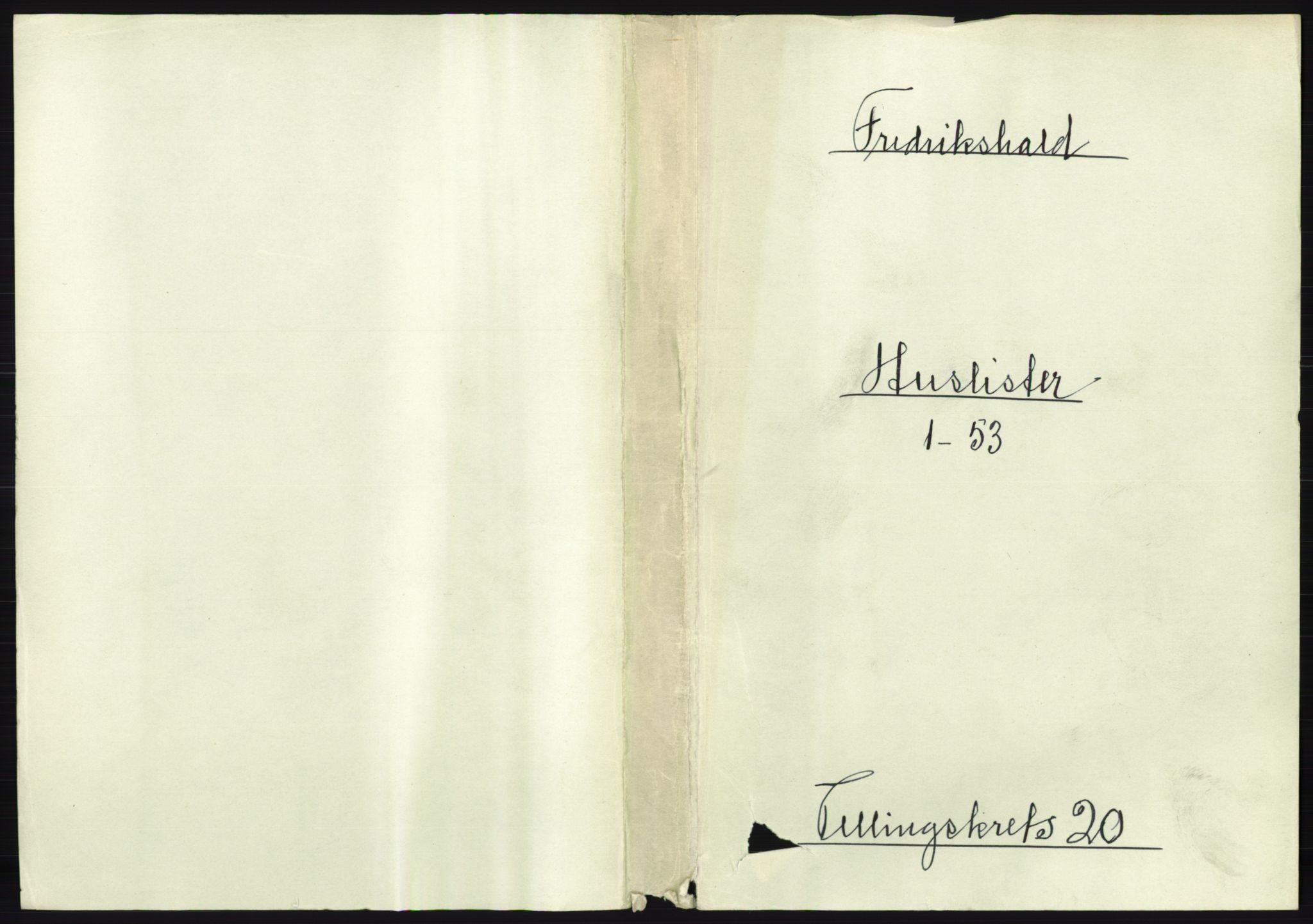 RA, 1891 census for 0101 Fredrikshald, 1891, p. 1746