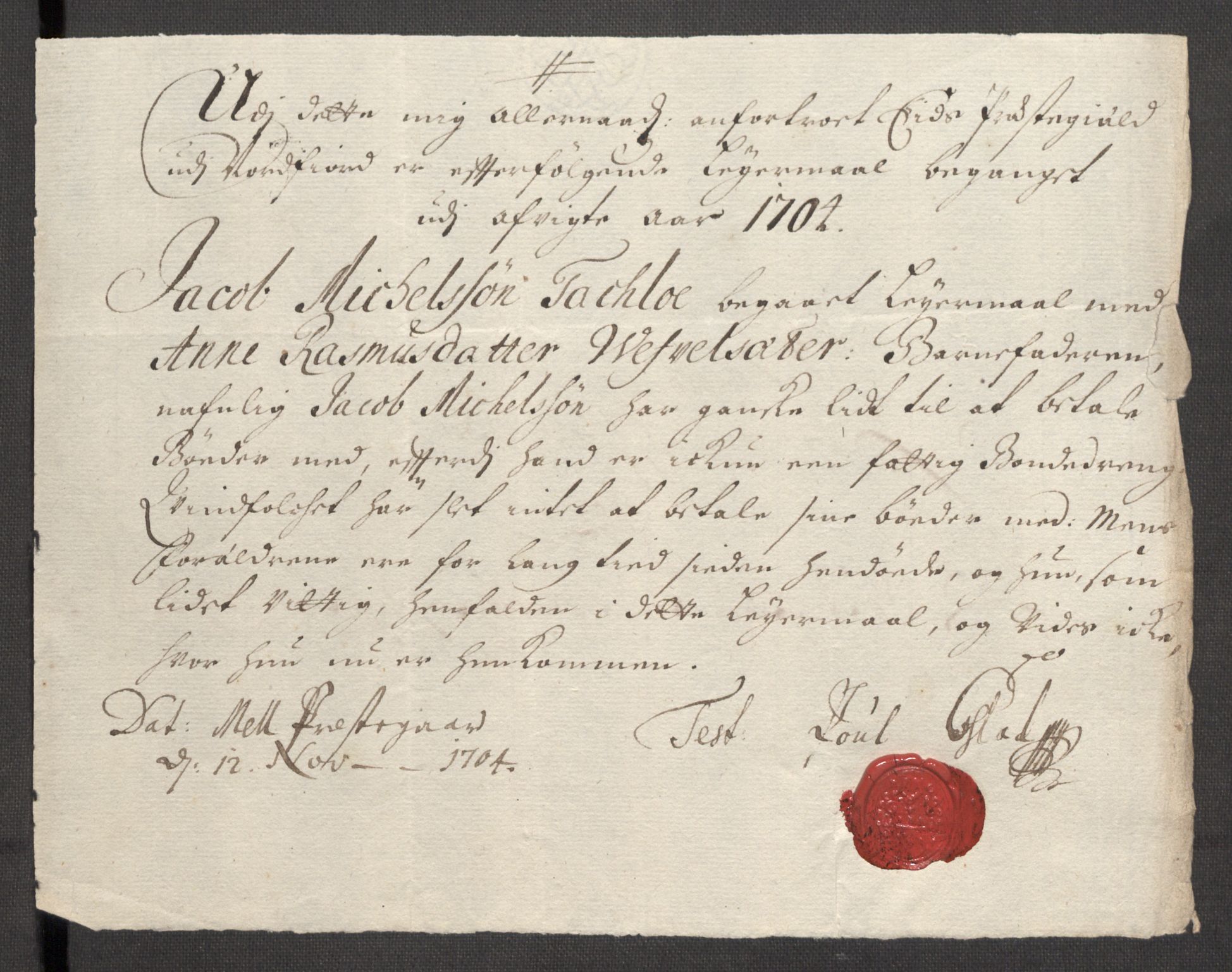 Rentekammeret inntil 1814, Reviderte regnskaper, Fogderegnskap, AV/RA-EA-4092/R53/L3428: Fogderegnskap Sunn- og Nordfjord, 1704, p. 233