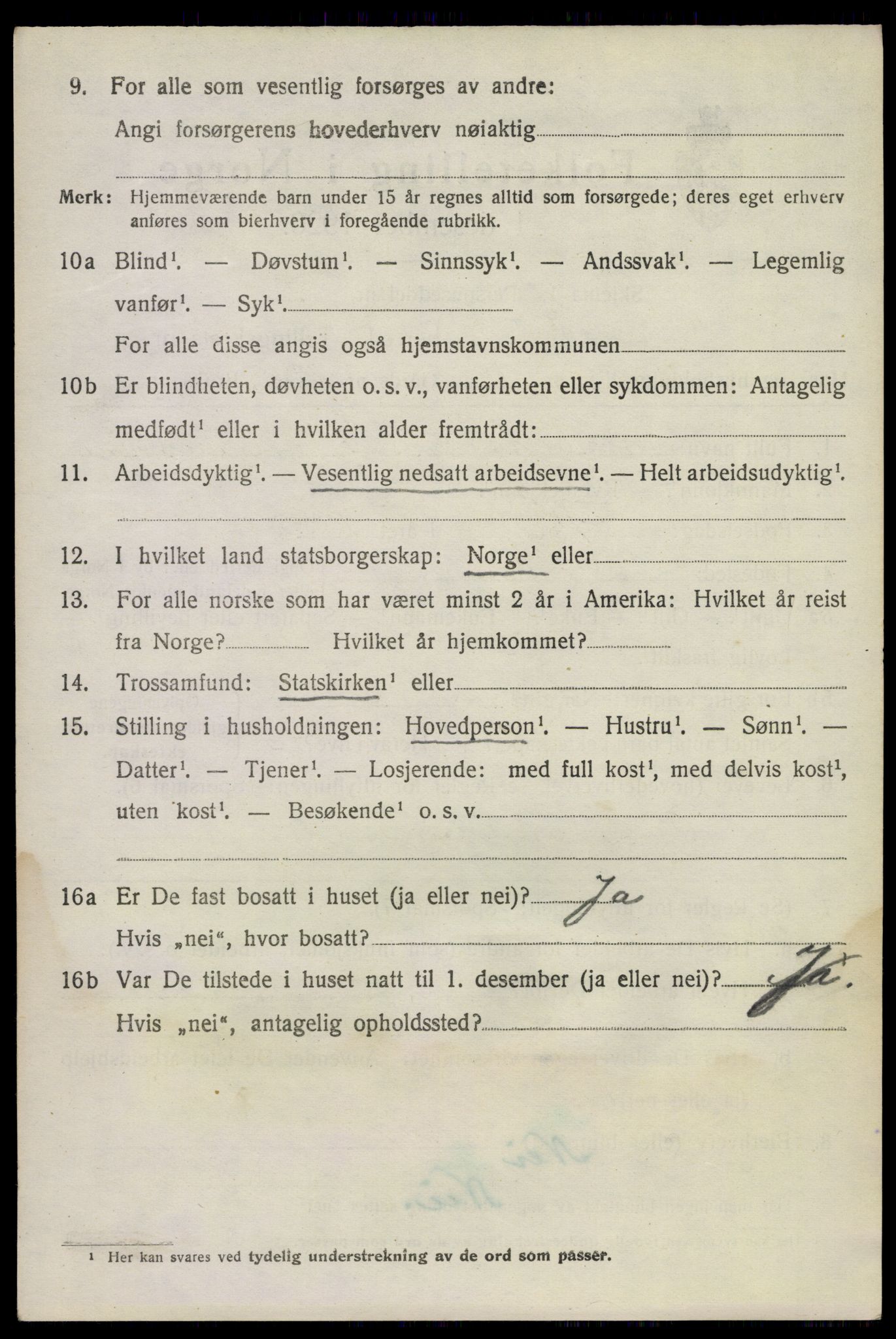 SAKO, 1920 census for Sauherad, 1920, p. 7356