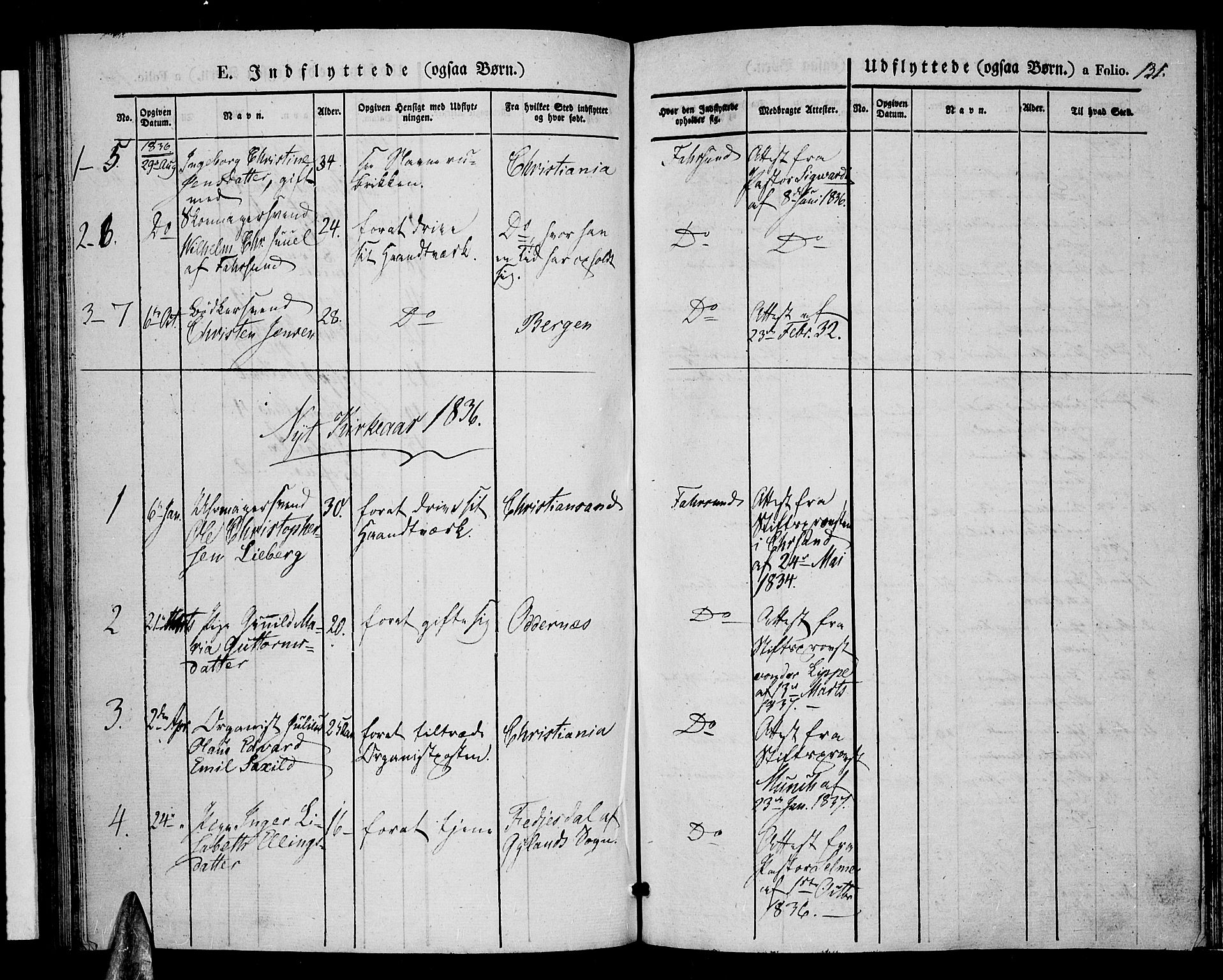 Farsund sokneprestkontor, AV/SAK-1111-0009/F/Fa/L0003: Parish register (official) no. A 3, 1836-1846, p. 131