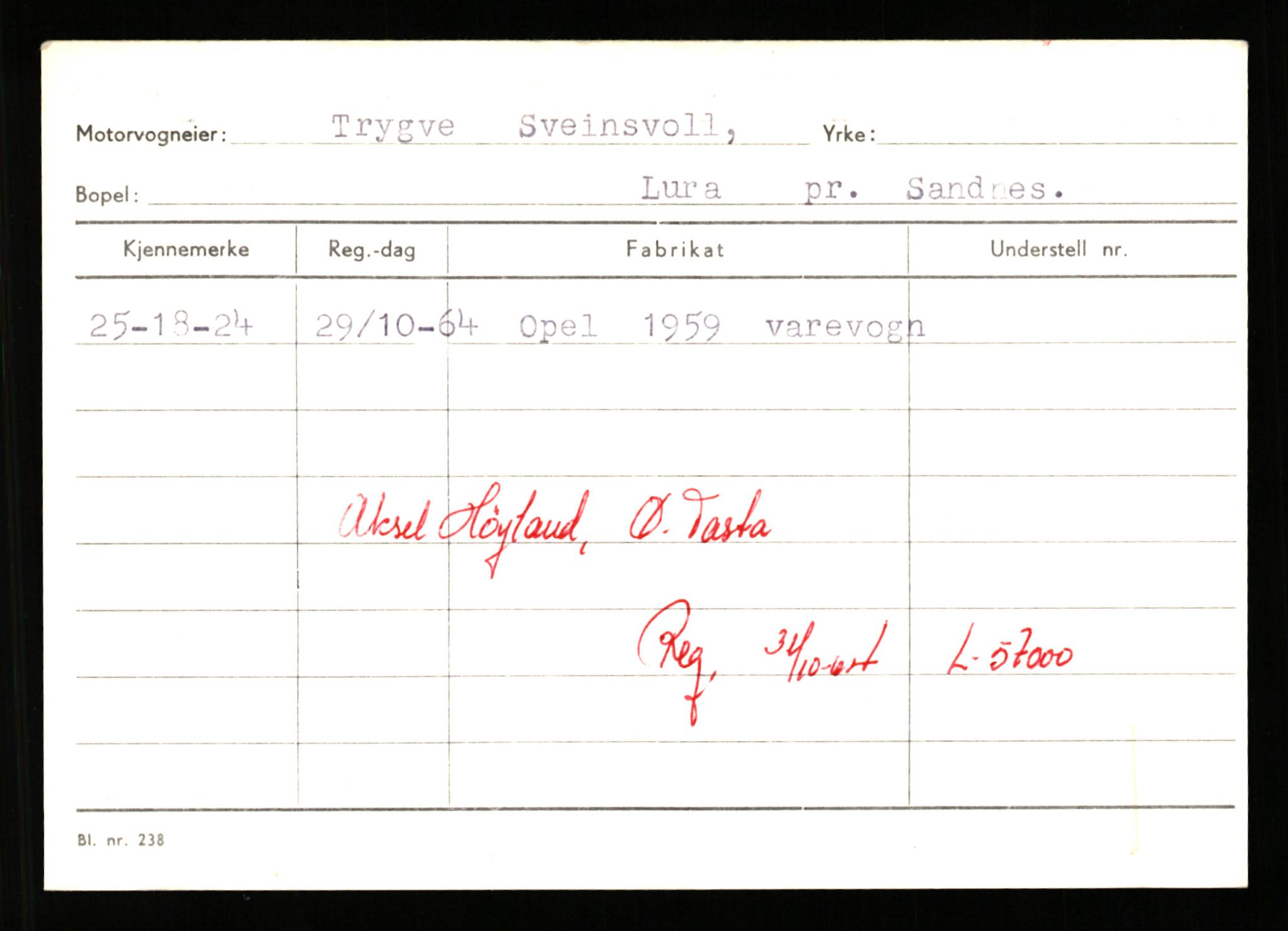 Stavanger trafikkstasjon, AV/SAST-A-101942/0/G/L0011: Registreringsnummer: 240000 - 363477, 1930-1971, p. 449