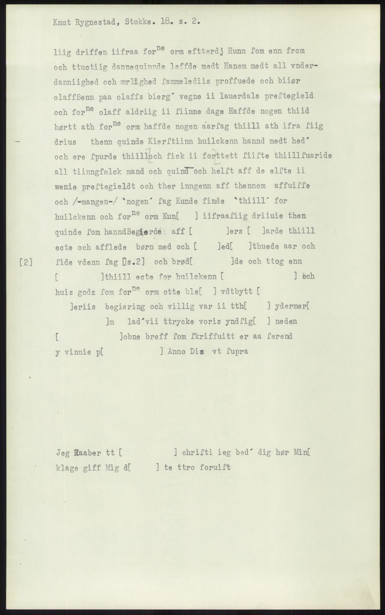 Samlinger til kildeutgivelse, Diplomavskriftsamlingen, AV/RA-EA-4053/H/Ha, p. 1534