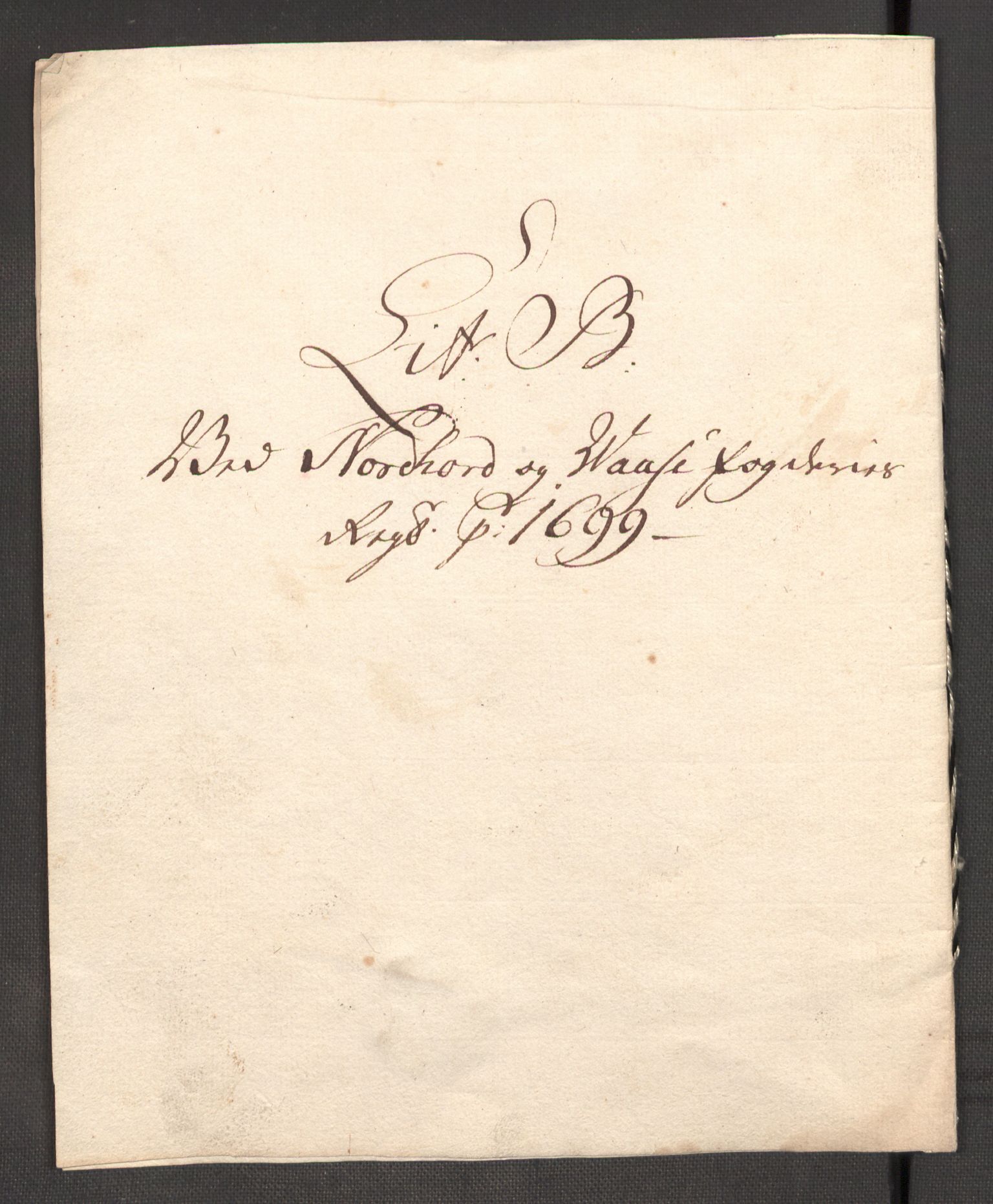Rentekammeret inntil 1814, Reviderte regnskaper, Fogderegnskap, RA/EA-4092/R51/L3184: Fogderegnskap Nordhordland og Voss, 1698-1699, p. 327