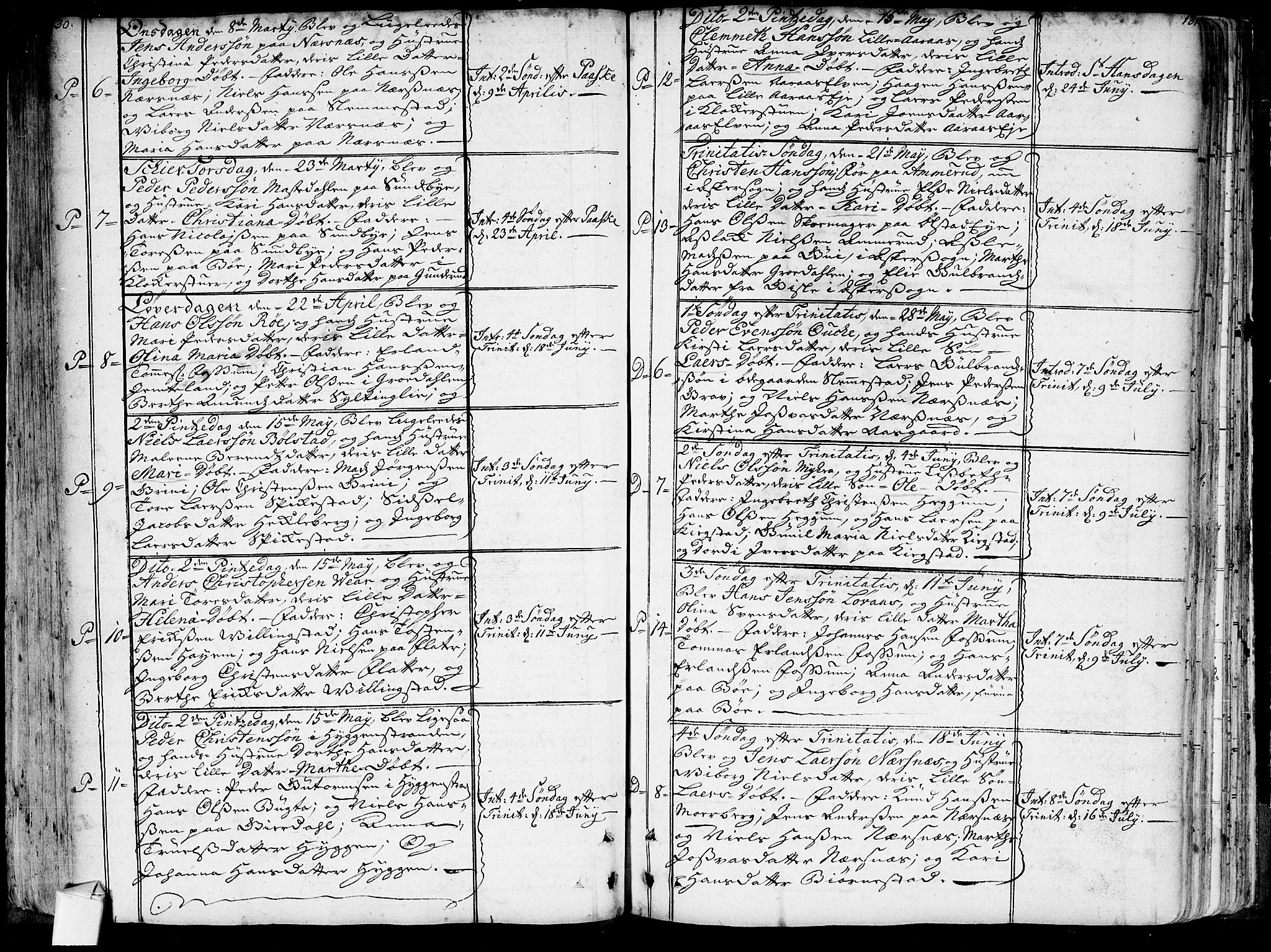 Røyken kirkebøker, SAKO/A-241/G/Ga/L0001: Parish register (copy) no. 1, 1740-1768, p. 130-131