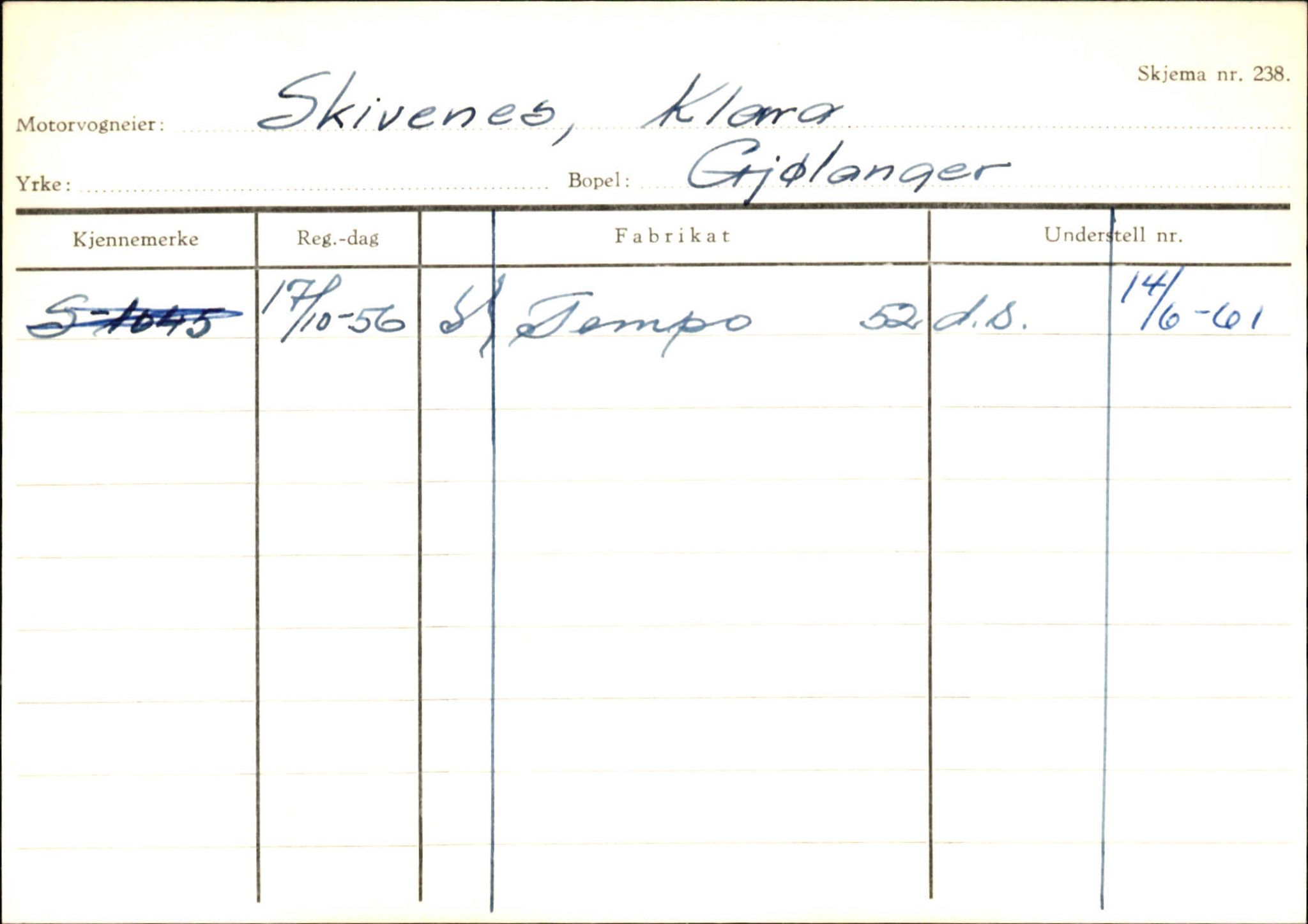 Statens vegvesen, Sogn og Fjordane vegkontor, AV/SAB-A-5301/4/F/L0126: Eigarregister Fjaler M-Å. Leikanger A-Å, 1945-1975, p. 194