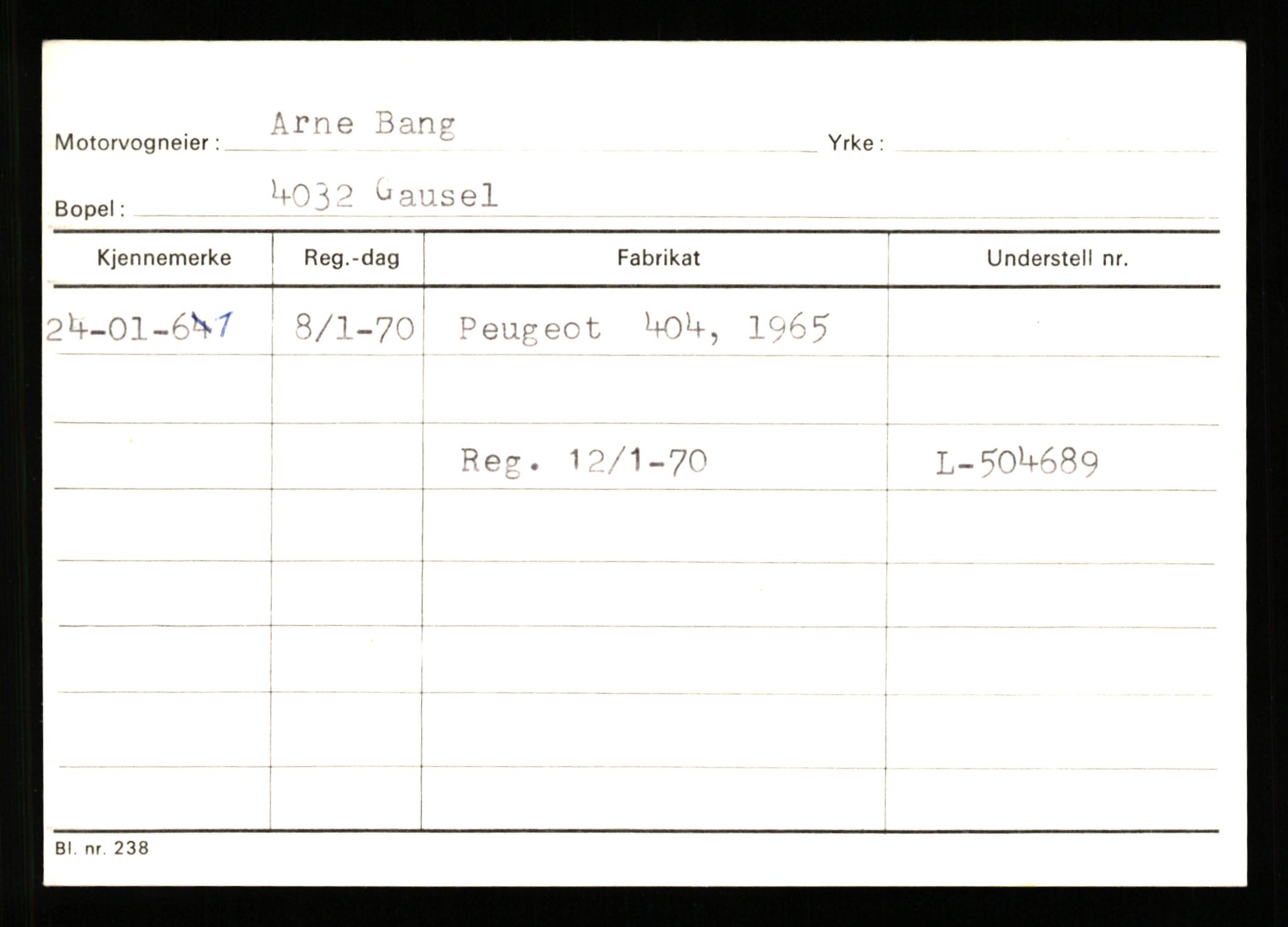 Stavanger trafikkstasjon, AV/SAST-A-101942/0/G/L0011: Registreringsnummer: 240000 - 363477, 1930-1971, p. 9