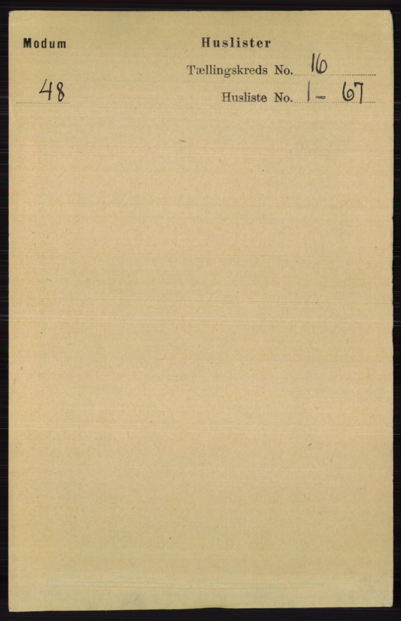 RA, 1891 census for 0623 Modum, 1891, p. 6114