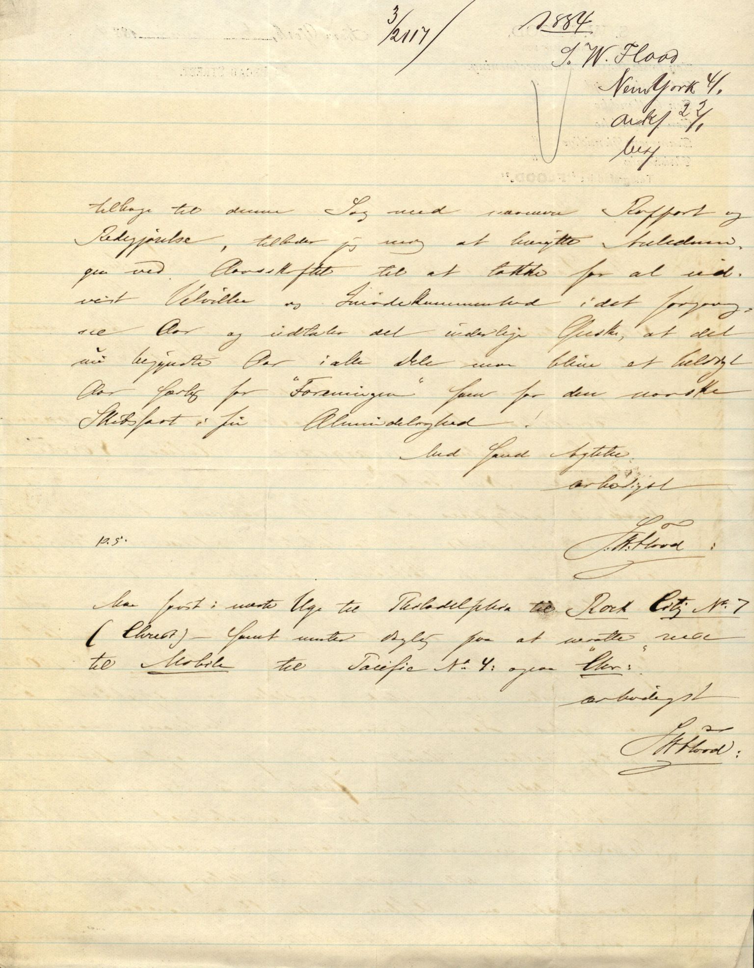 Pa 63 - Østlandske skibsassuranceforening, VEMU/A-1079/G/Ga/L0016/0015: Havaridokumenter / St. Lawrence, Poseidon, Snap, Josephine, Triton, 1883, p. 14