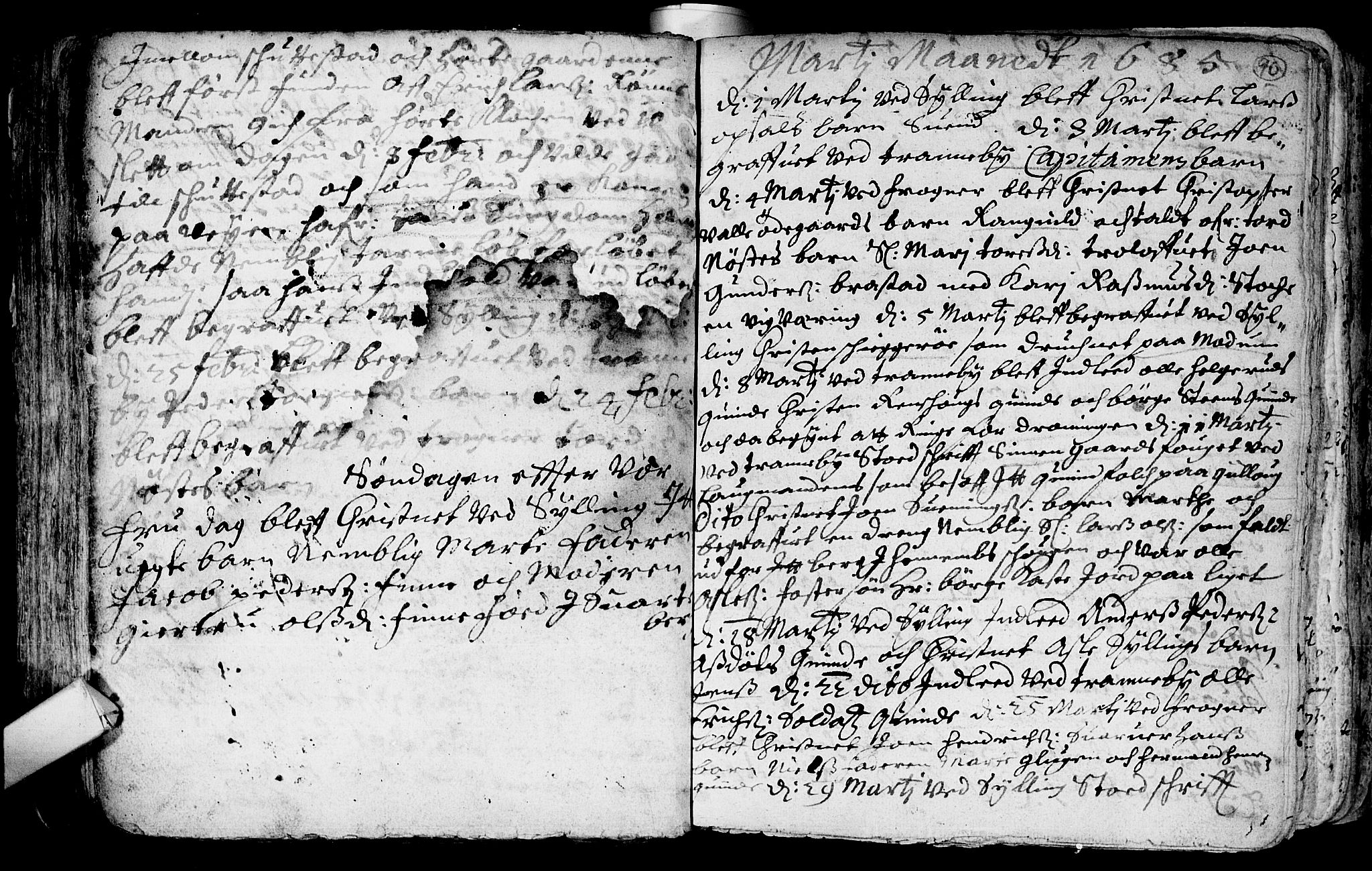 Lier kirkebøker, AV/SAKO-A-230/F/Fa/L0001: Parish register (official) no. I 1, 1672-1701, p. 90