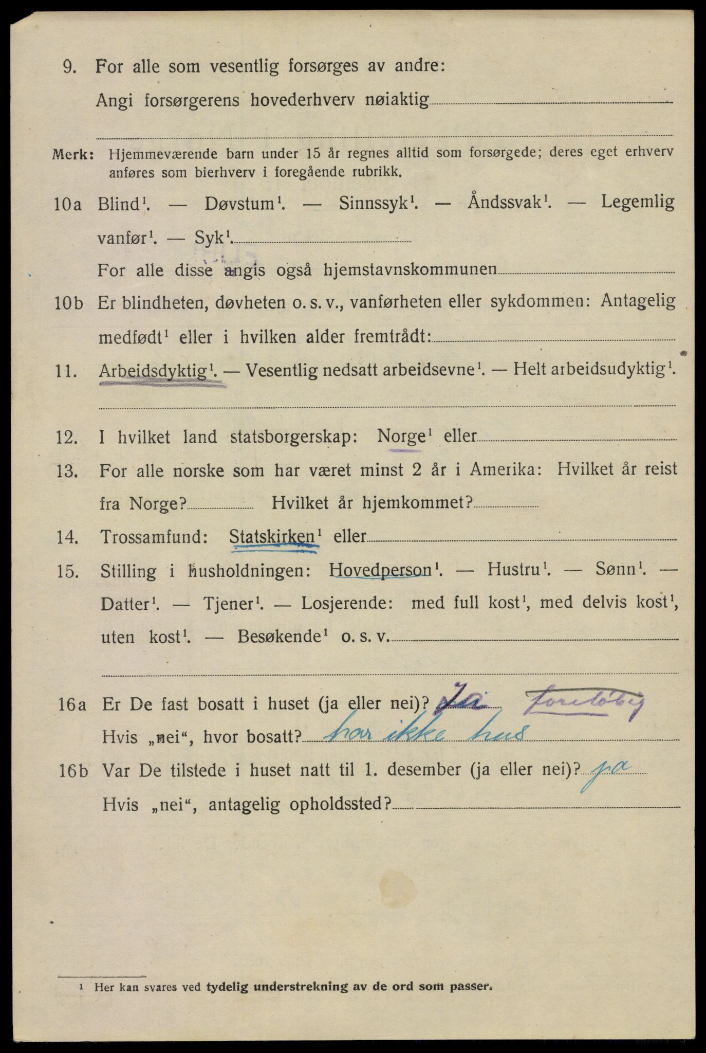 SAO, 1920 census for Aker, 1920, p. 122027
