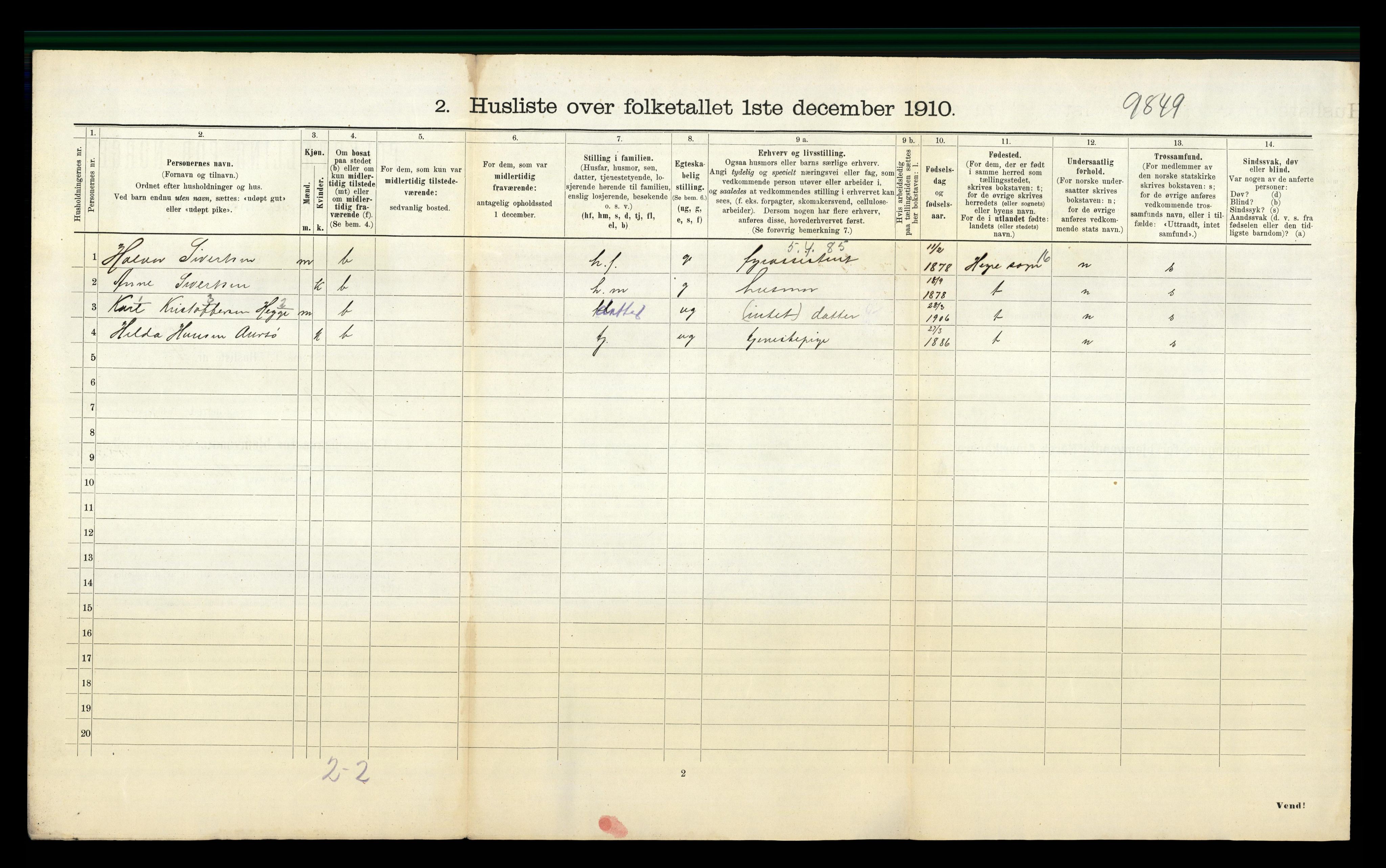 RA, 1910 census for Nord-Frøya, 1910, p. 1351