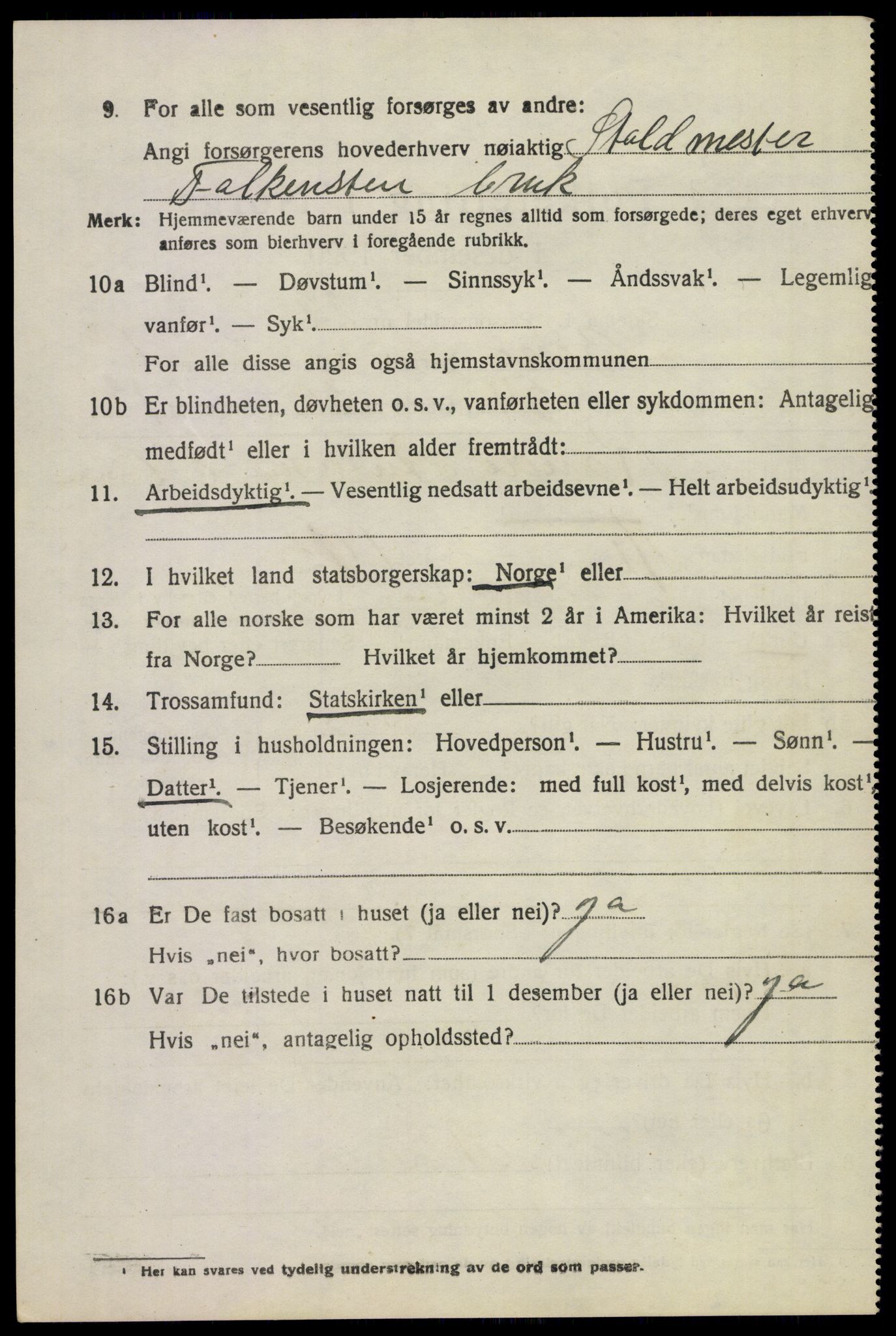 SAKO, 1920 census for Borre, 1920, p. 2101