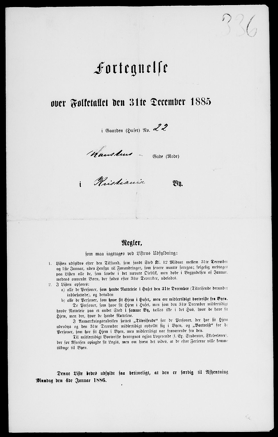 RA, 1885 census for 0301 Kristiania, 1885, p. 3193