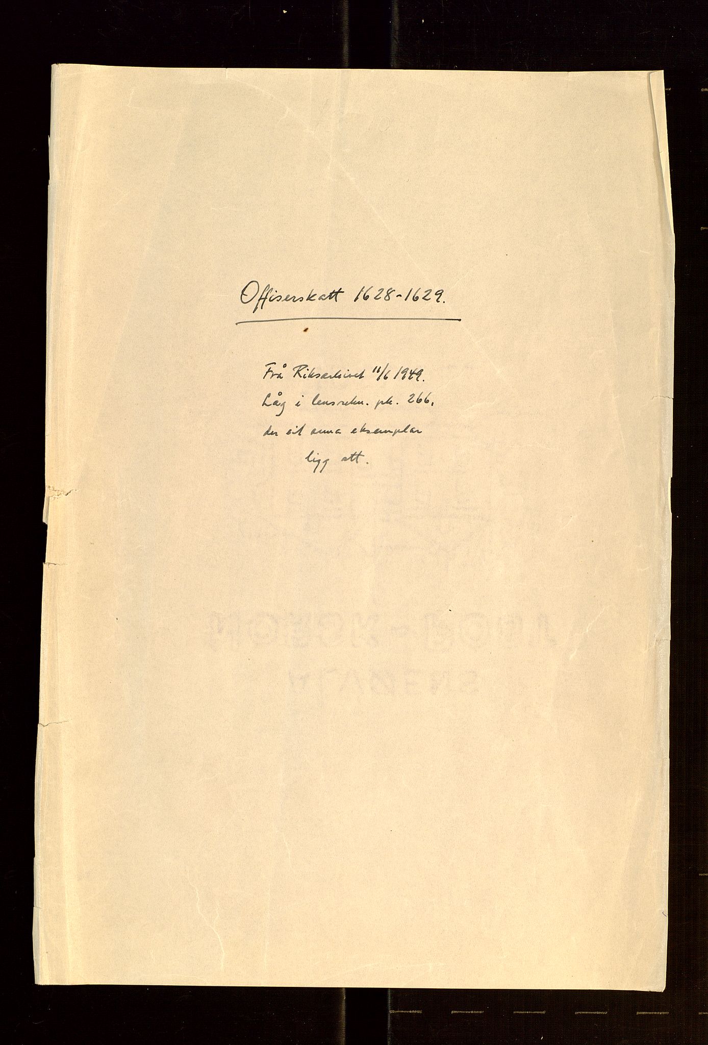 Stavanger len, AV/SAST-A-101870/Ob/L0021: Diverse, 1617-1639, p. 191
