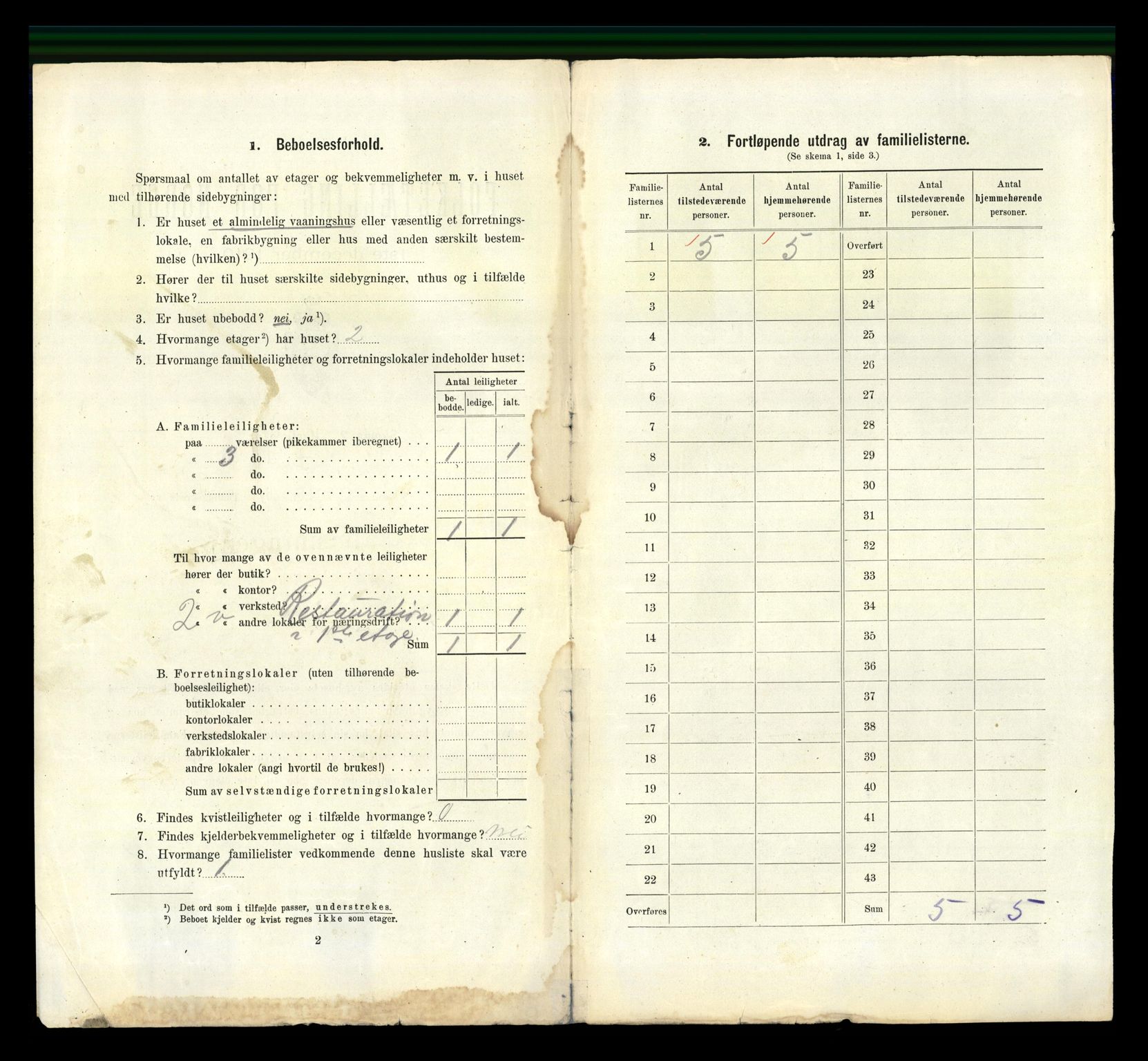 RA, 1910 census for Bergen, 1910, p. 10564