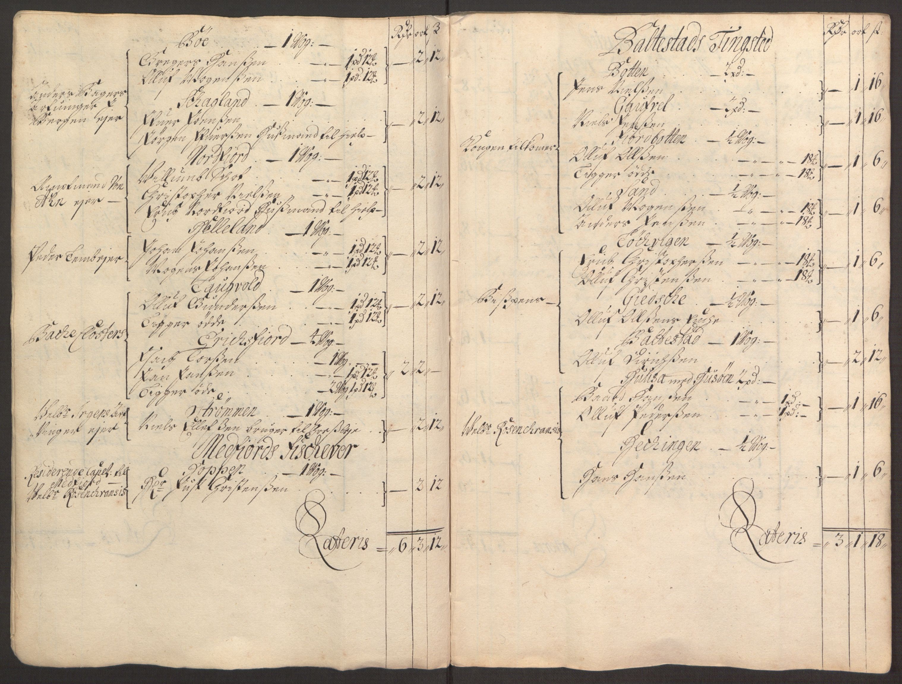 Rentekammeret inntil 1814, Reviderte regnskaper, Fogderegnskap, AV/RA-EA-4092/R68/L4753: Fogderegnskap Senja og Troms, 1694-1696, p. 14