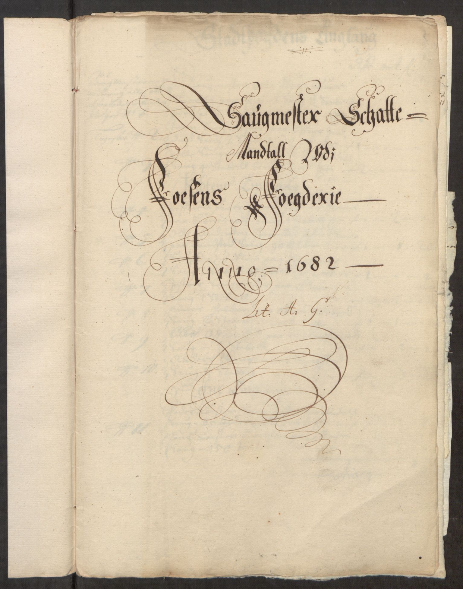 Rentekammeret inntil 1814, Reviderte regnskaper, Stiftamtstueregnskaper, Trondheim stiftamt og Nordland amt, RA/EA-6044/R/Rg/L0067: Trondheim stiftamt og Nordland amt, 1682