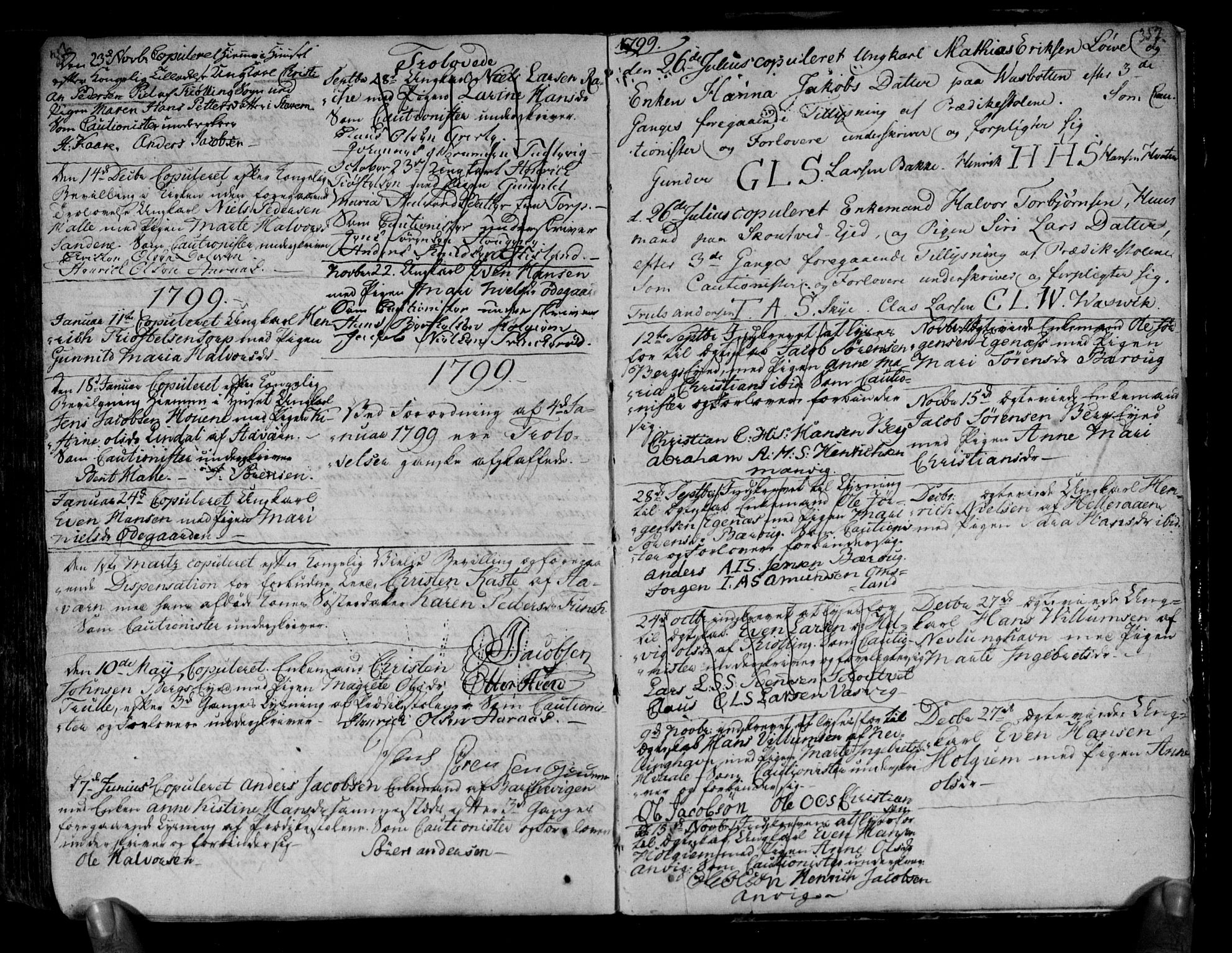 Brunlanes kirkebøker, SAKO/A-342/F/Fa/L0001: Parish register (official) no. I 1, 1766-1801, p. 356-357