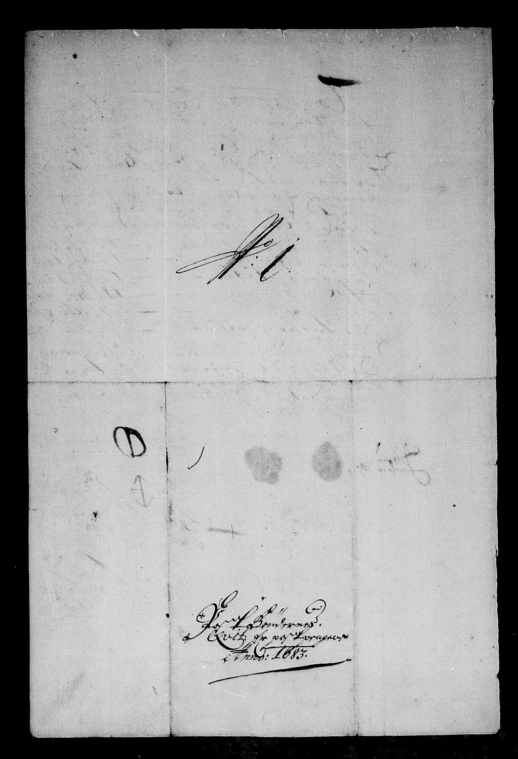 Rentekammeret inntil 1814, Reviderte regnskaper, Stiftamtstueregnskaper, Bergen stiftamt, RA/EA-6043/R/Rc/L0069: Bergen stiftamt, 1683