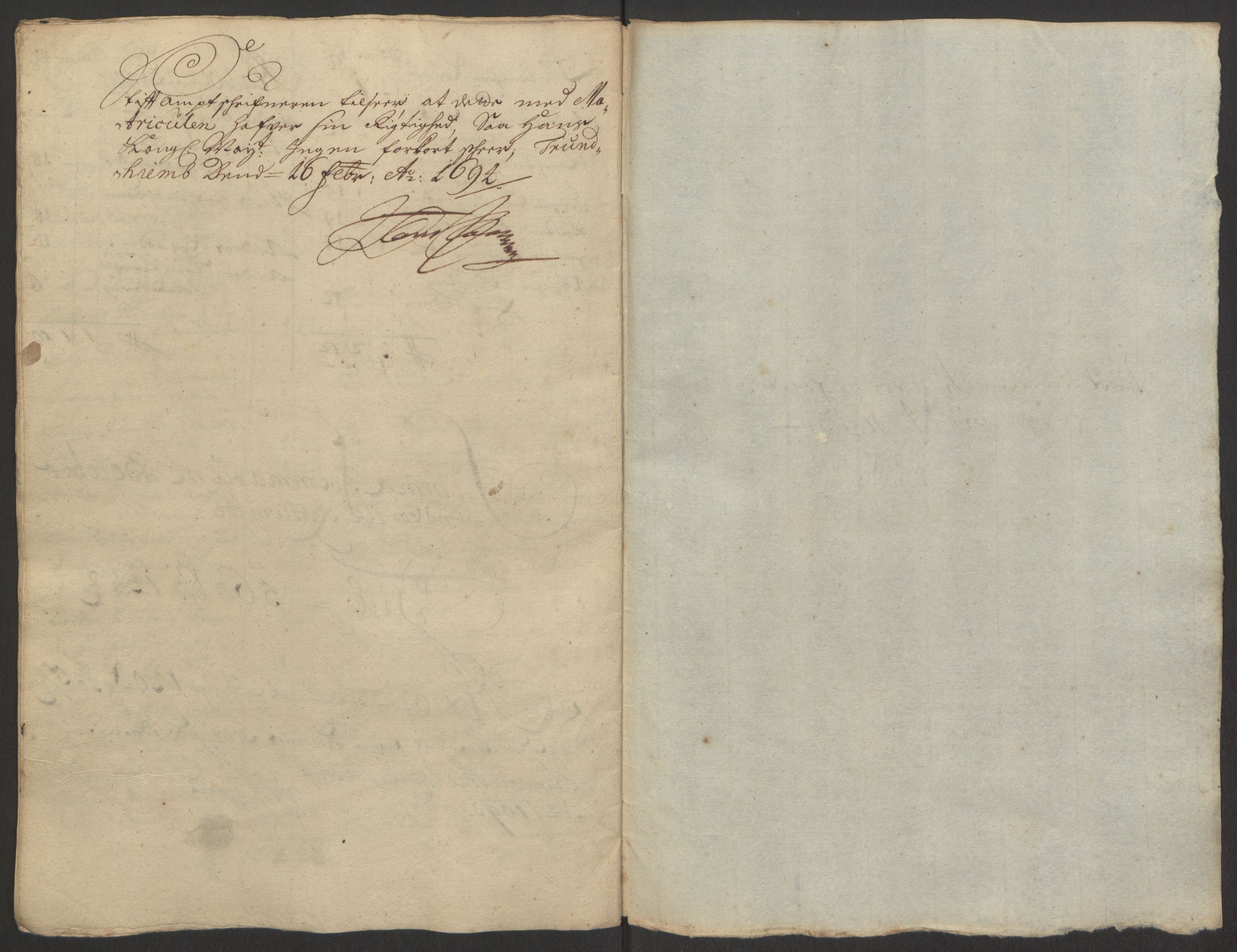 Rentekammeret inntil 1814, Reviderte regnskaper, Fogderegnskap, RA/EA-4092/R63/L4308: Fogderegnskap Inderøy, 1692-1694, p. 467