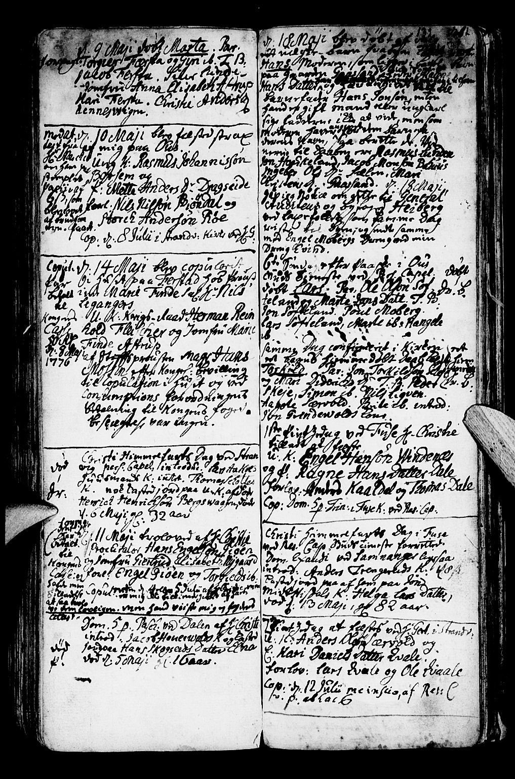 Os sokneprestembete, SAB/A-99929: Parish register (official) no. A 9, 1766-1779, p. 132