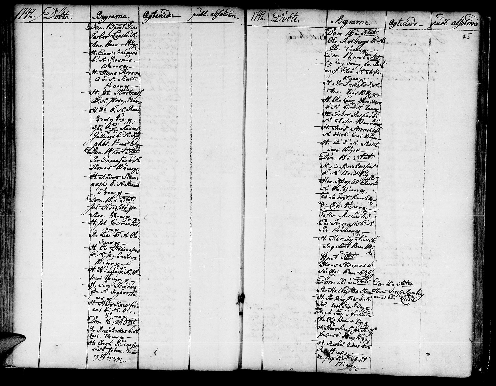 Ministerialprotokoller, klokkerbøker og fødselsregistre - Nord-Trøndelag, AV/SAT-A-1458/741/L0385: Parish register (official) no. 741A01, 1722-1815, p. 45