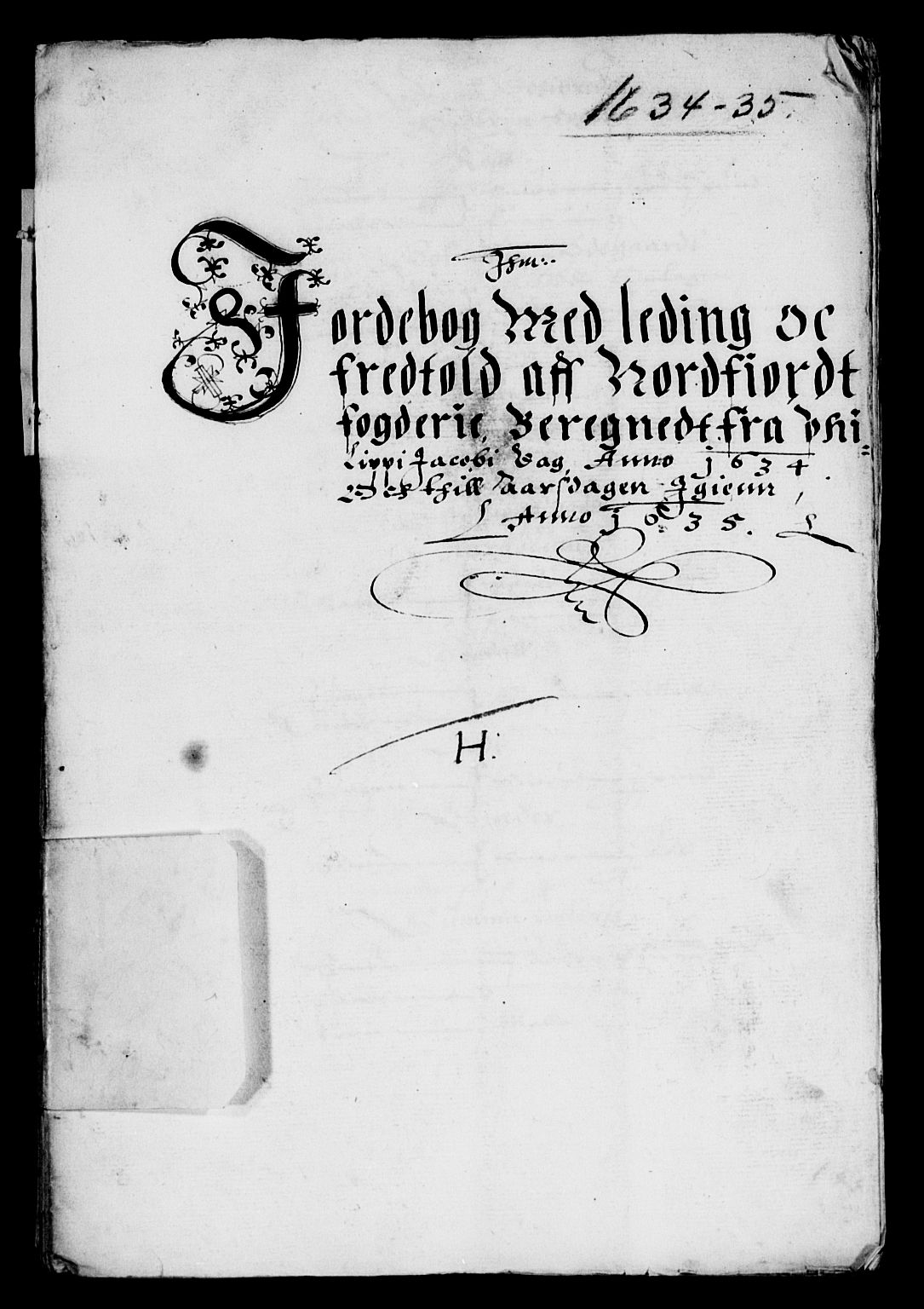 Rentekammeret inntil 1814, Reviderte regnskaper, Lensregnskaper, AV/RA-EA-5023/R/Rb/Rbt/L0067: Bergenhus len, 1634-1635