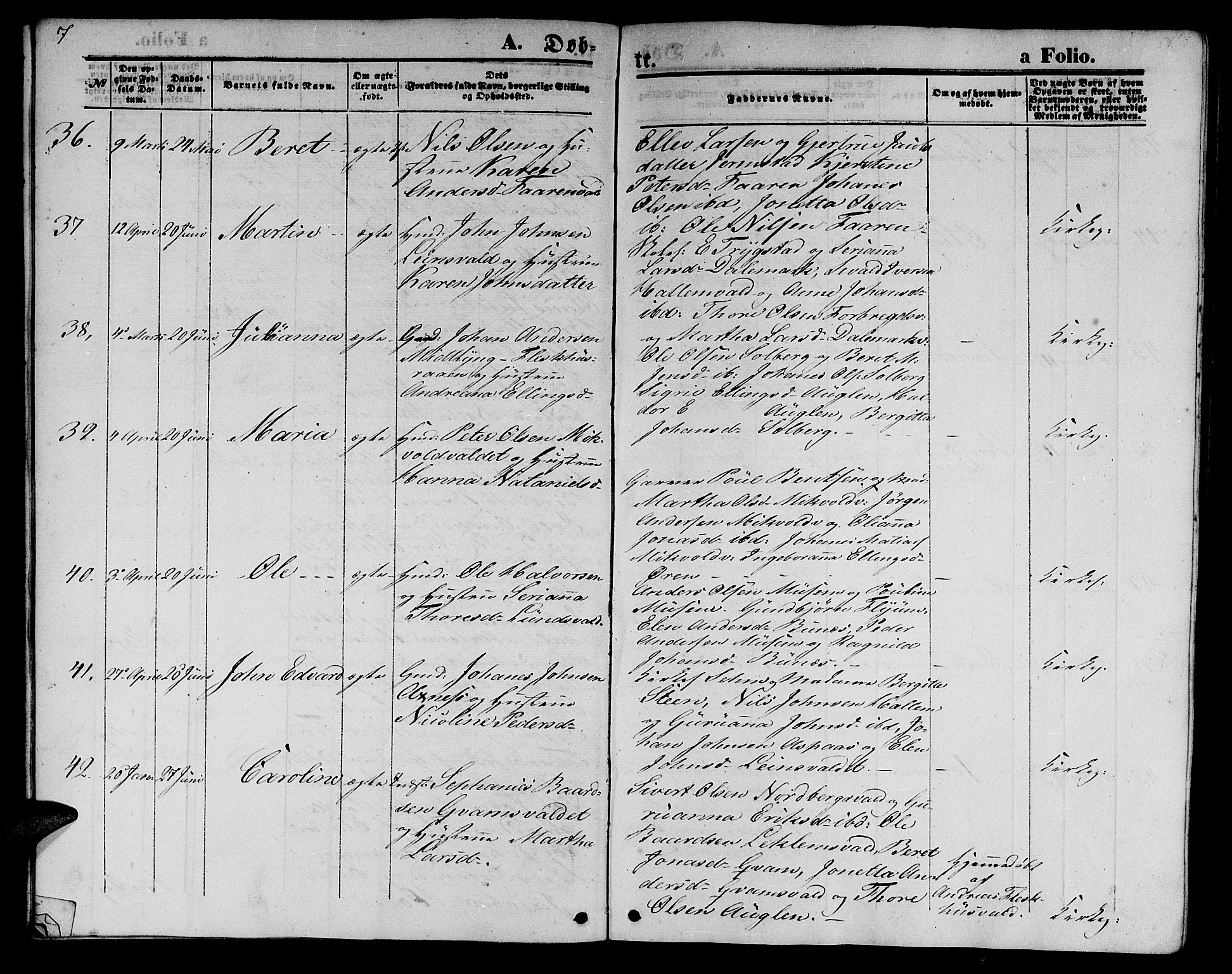 Ministerialprotokoller, klokkerbøker og fødselsregistre - Nord-Trøndelag, AV/SAT-A-1458/723/L0254: Parish register (copy) no. 723C02, 1858-1868, p. 7